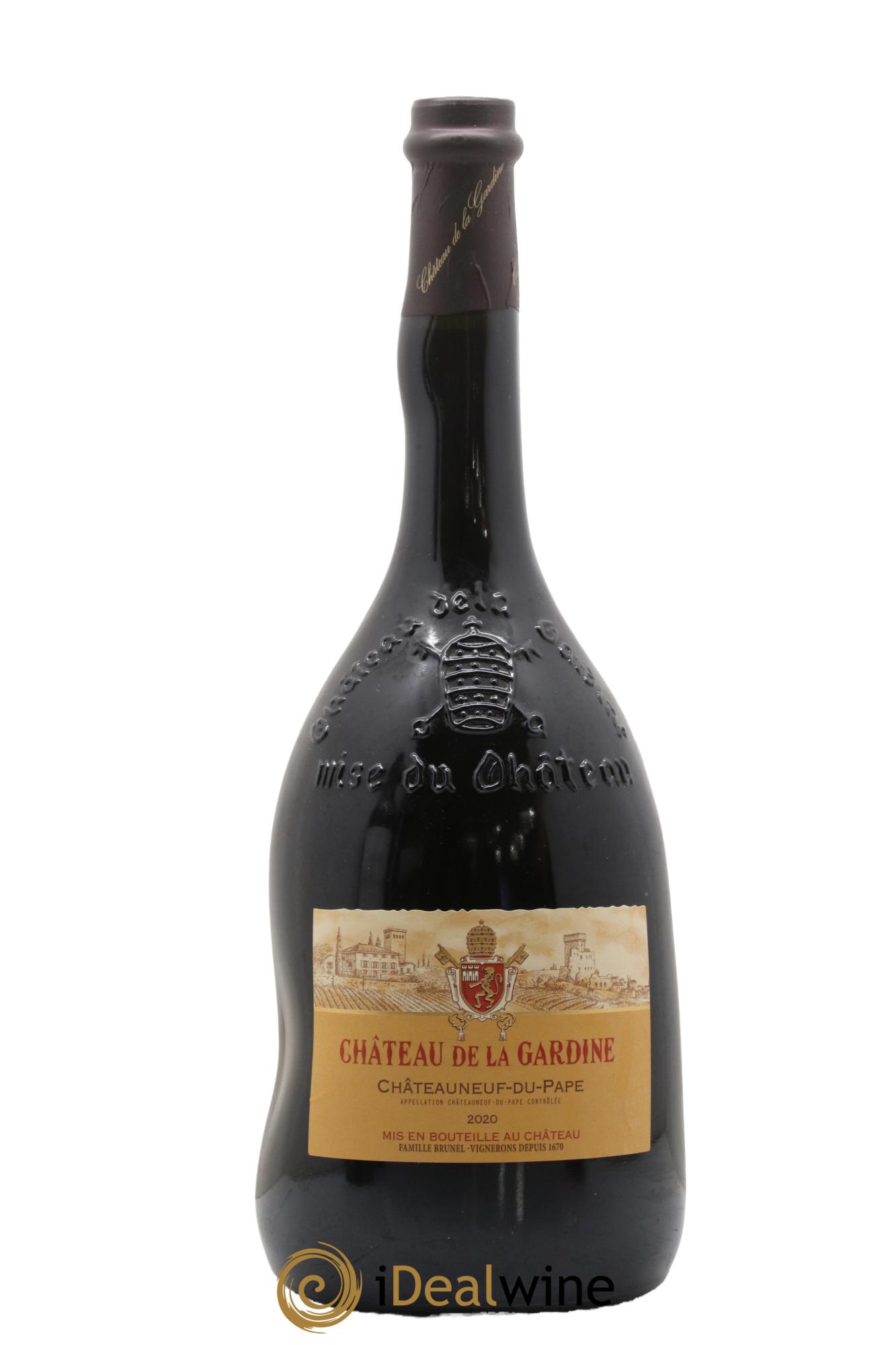 Châteauneuf-du-Pape Château de La Gardine Famille Brunel 2020 - Lot of 1 magnum - 0