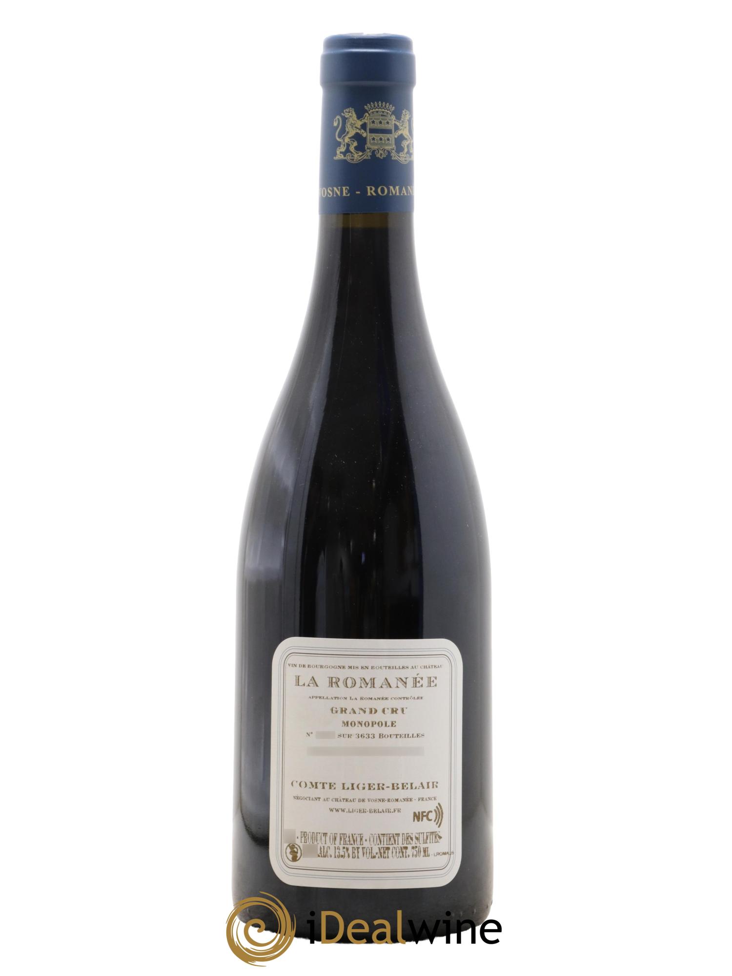 La Romanée Grand Cru Comte Liger-Belair (Domaine du) 2016 - Lot de 1 bouteille - 1