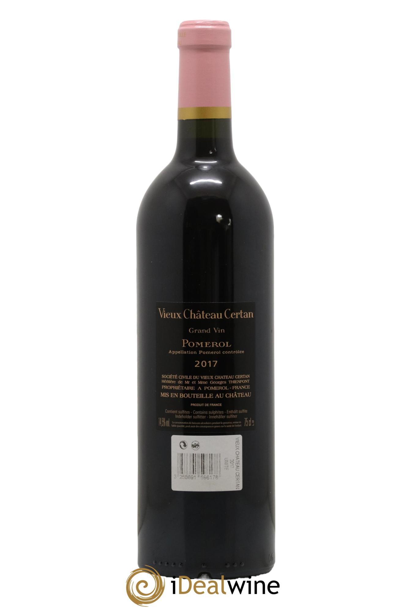 Vieux Château Certan  2017 - Lot de 1 bouteille - 1