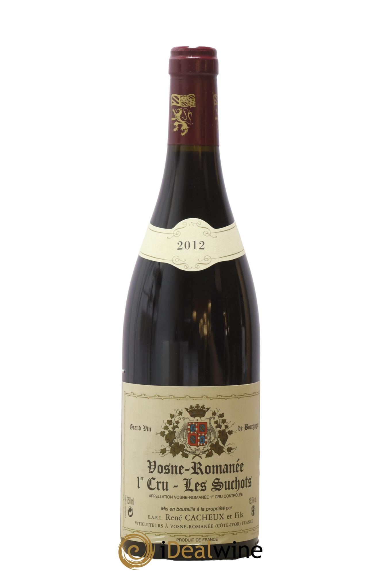 Vosne-Romanée 1er Cru Les Suchots René Cacheux 2012 - Lot de 1 bouteille - 0