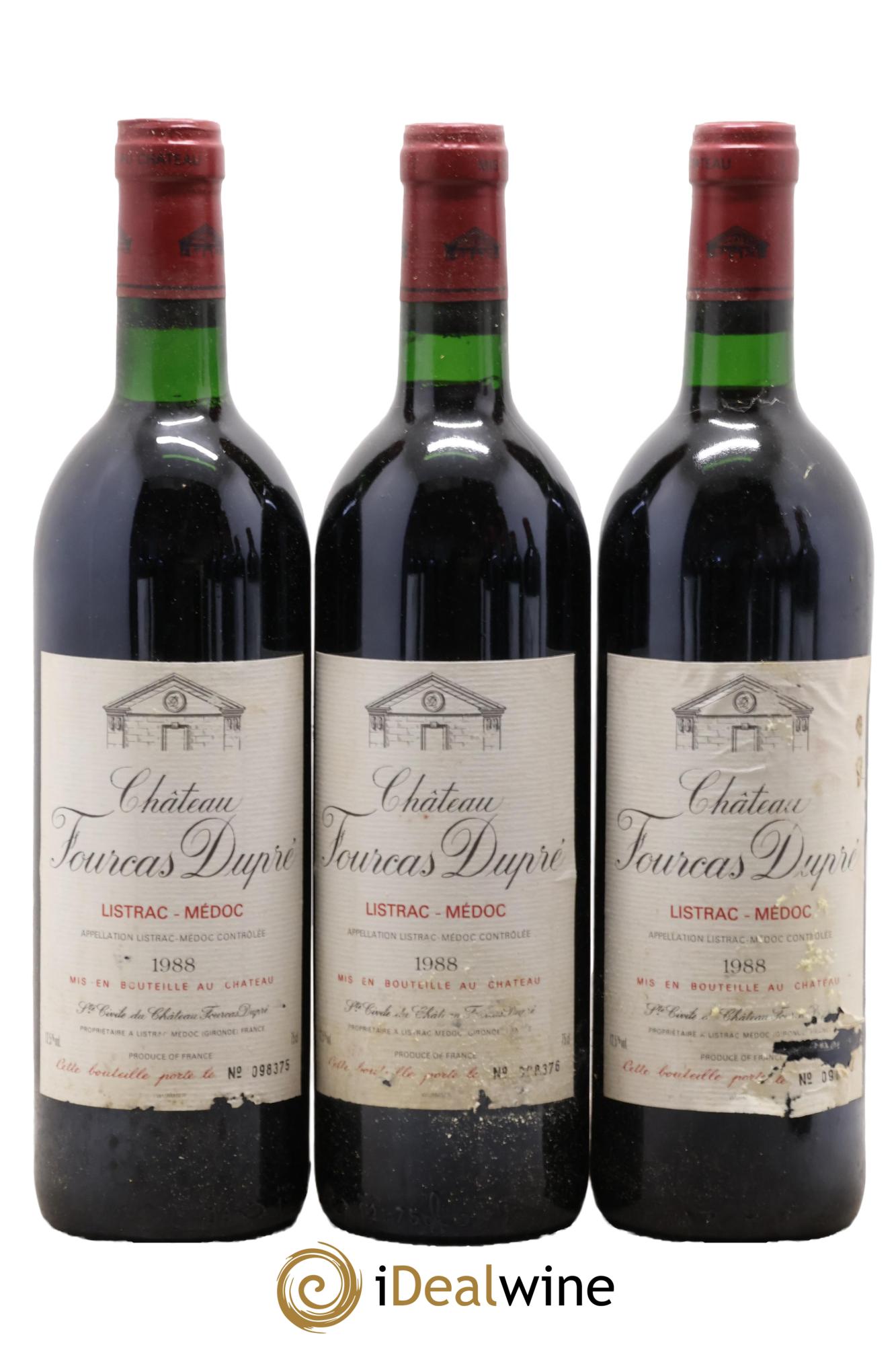 Château Fourcas Dupré 1988 - Posten von 12 Flaschen - 4