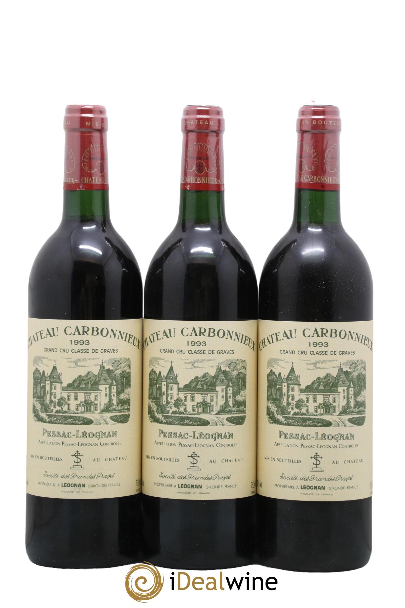 Château Carbonnieux Cru Classé de Graves 1993 - Lotto di 12 bottiglie - 4