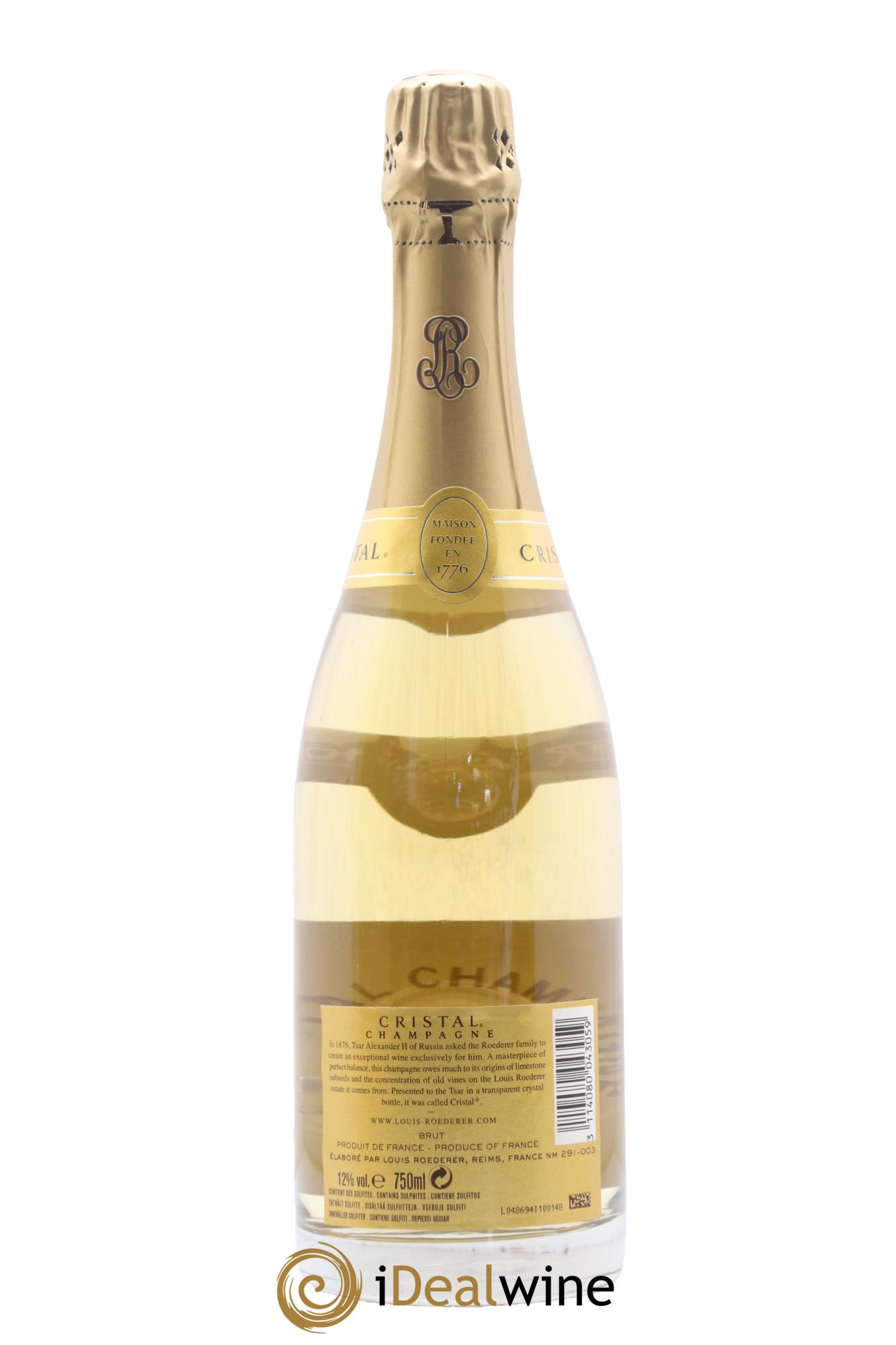 Cristal Louis Roederer 2008 - Lot de 1 bouteille - 2