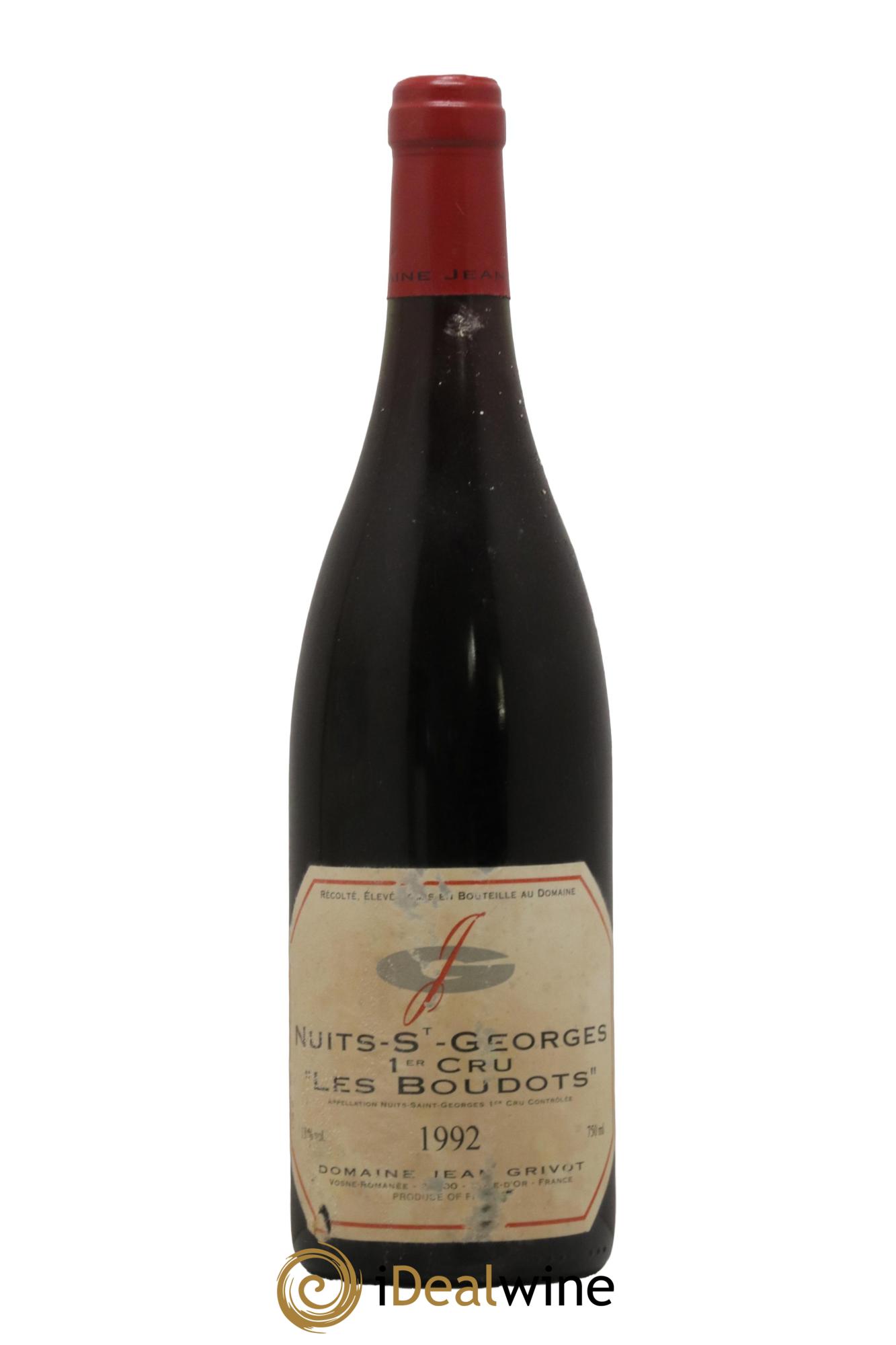 Nuits-Saint-Georges 1er Cru Aux Boudots Jean Grivot 1992 - Lot de 1 bouteille - 0