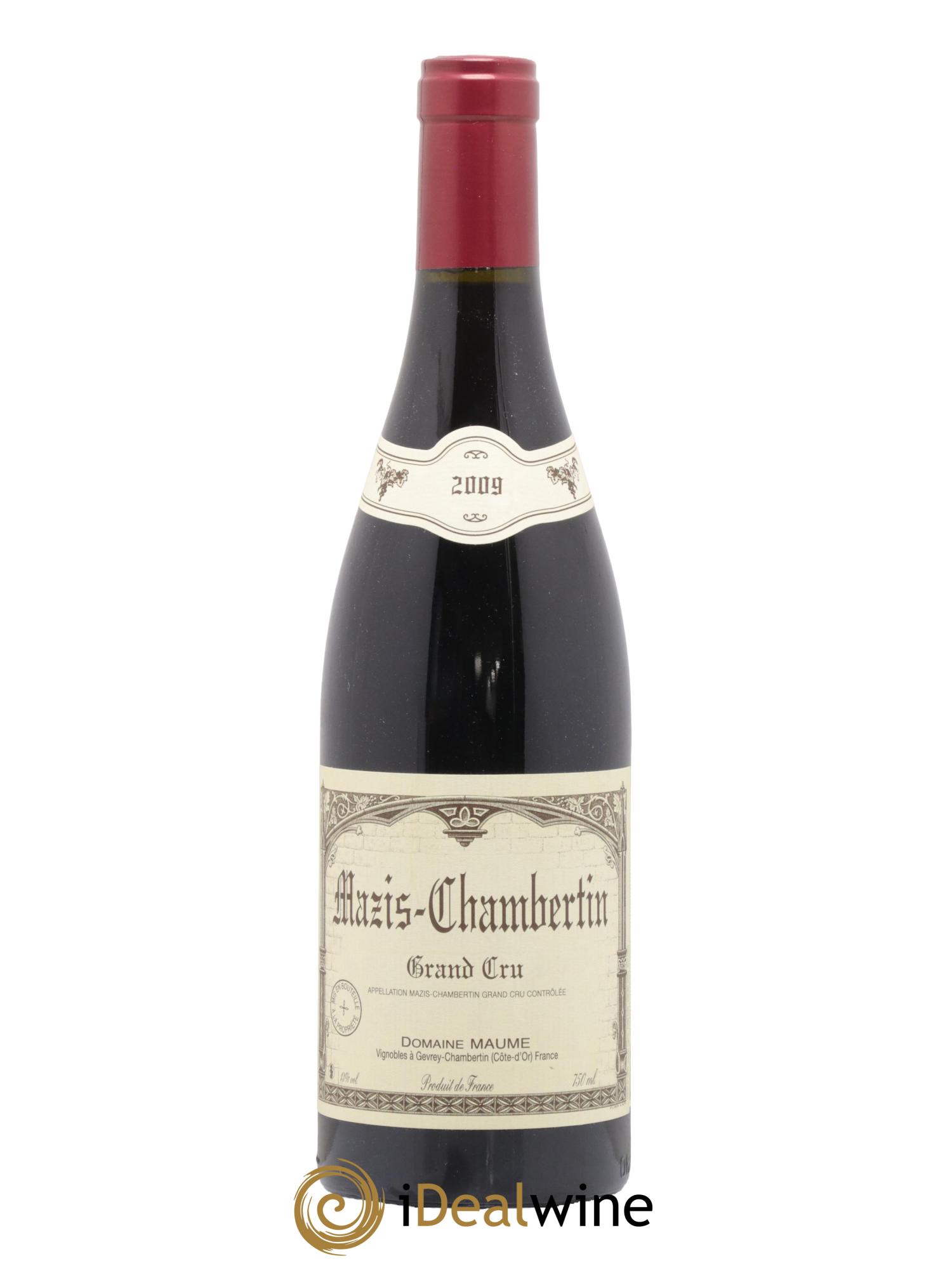 Buy Mazis-Chambertin Grand Cru Maume (Domaine) 2009 (lot: 2451977)