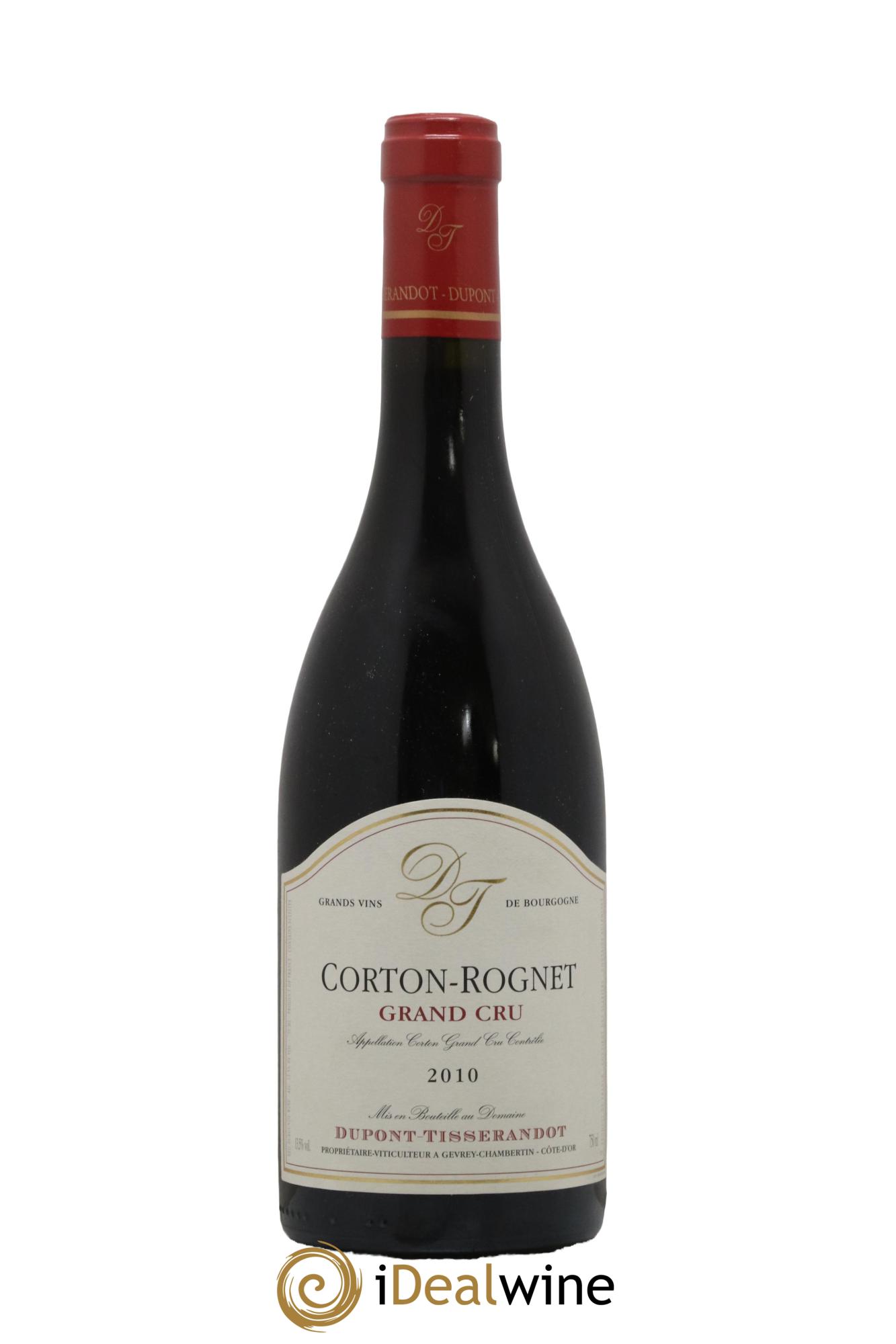 Corton Grand Cru Le Rognet Dupont-Tisserandot (Domaine) 2010 - Lot de 1 bouteille - 0