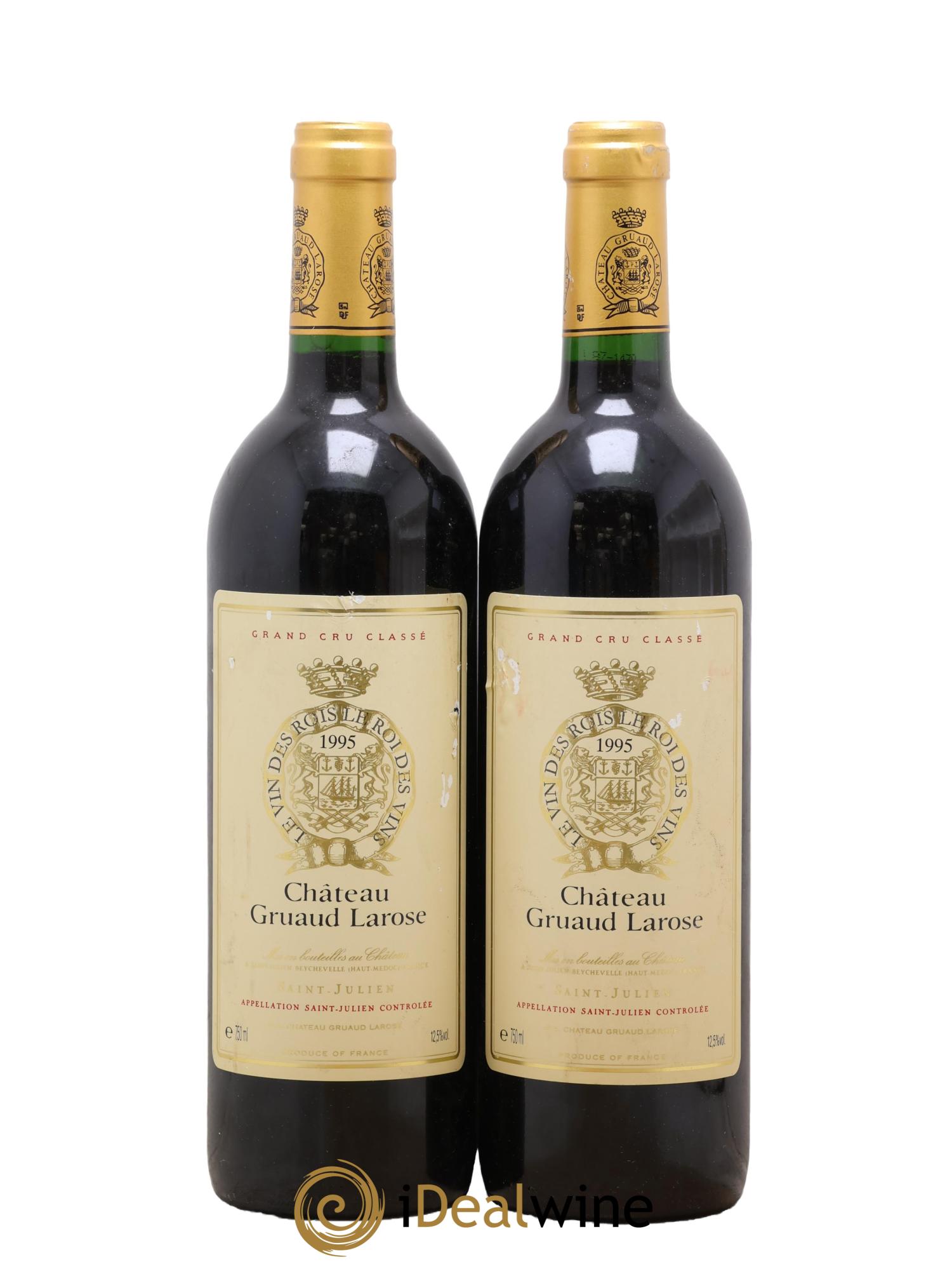 Château Gruaud Larose 2ème Grand Cru Classé 1995 - Lot of 2 bottles - 0