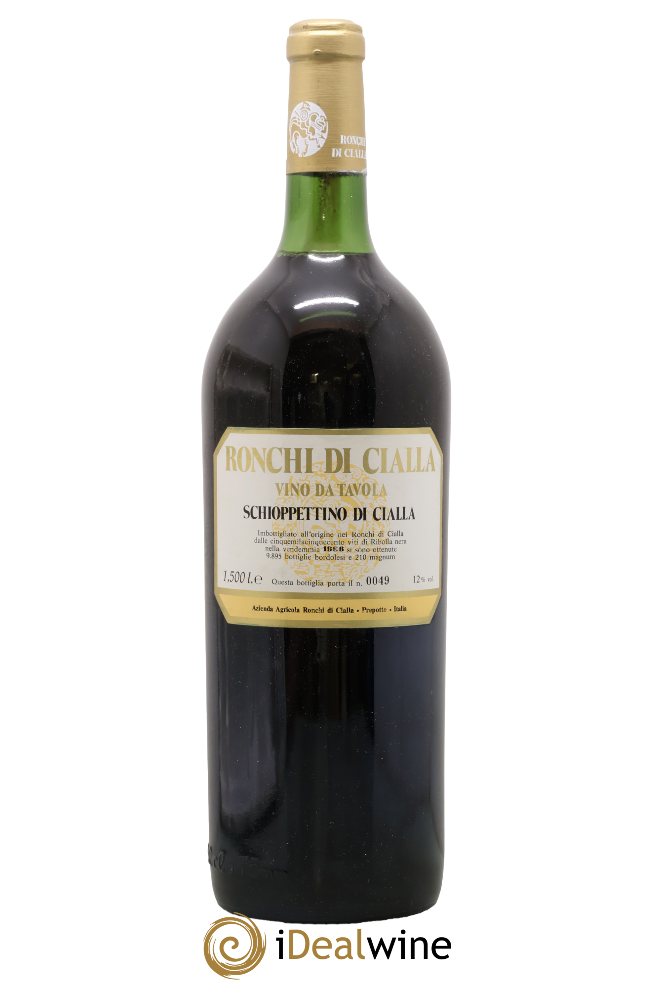 Frioul Colli Orientali del Friuli IGT Schioppettino di Cialla Azienda Agricola Ronchi di Cialla 1996 - Lot of 1 magnum - 0