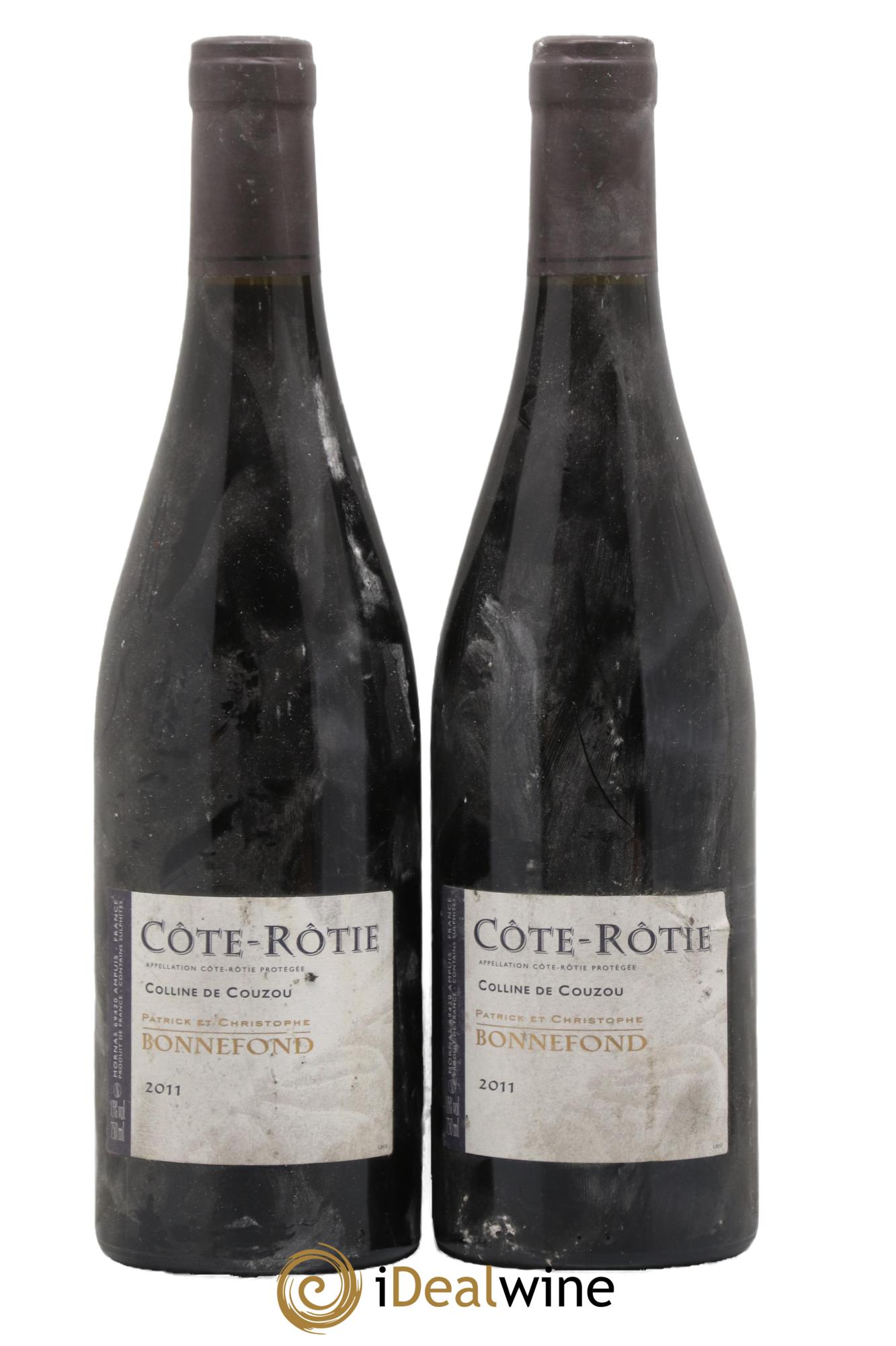 Côte-Rôtie Colline de Couzou Domaine Bonnefond 2011 - Lot of 2 bottles - 0