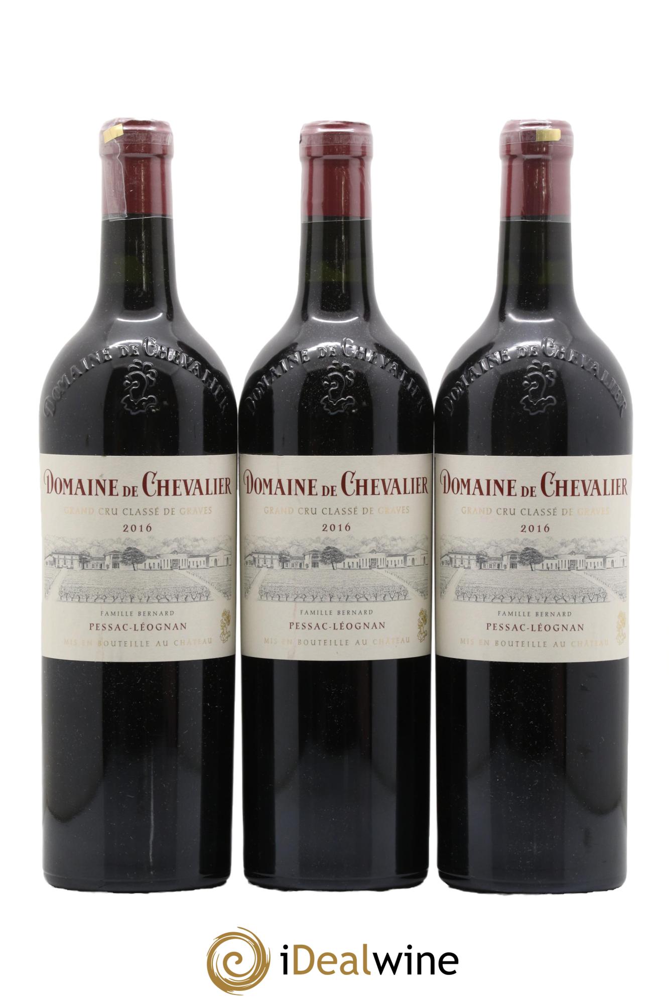 Domaine de Chevalier Cru Classé de Graves 2016 - Lot of 3 bottles - 0