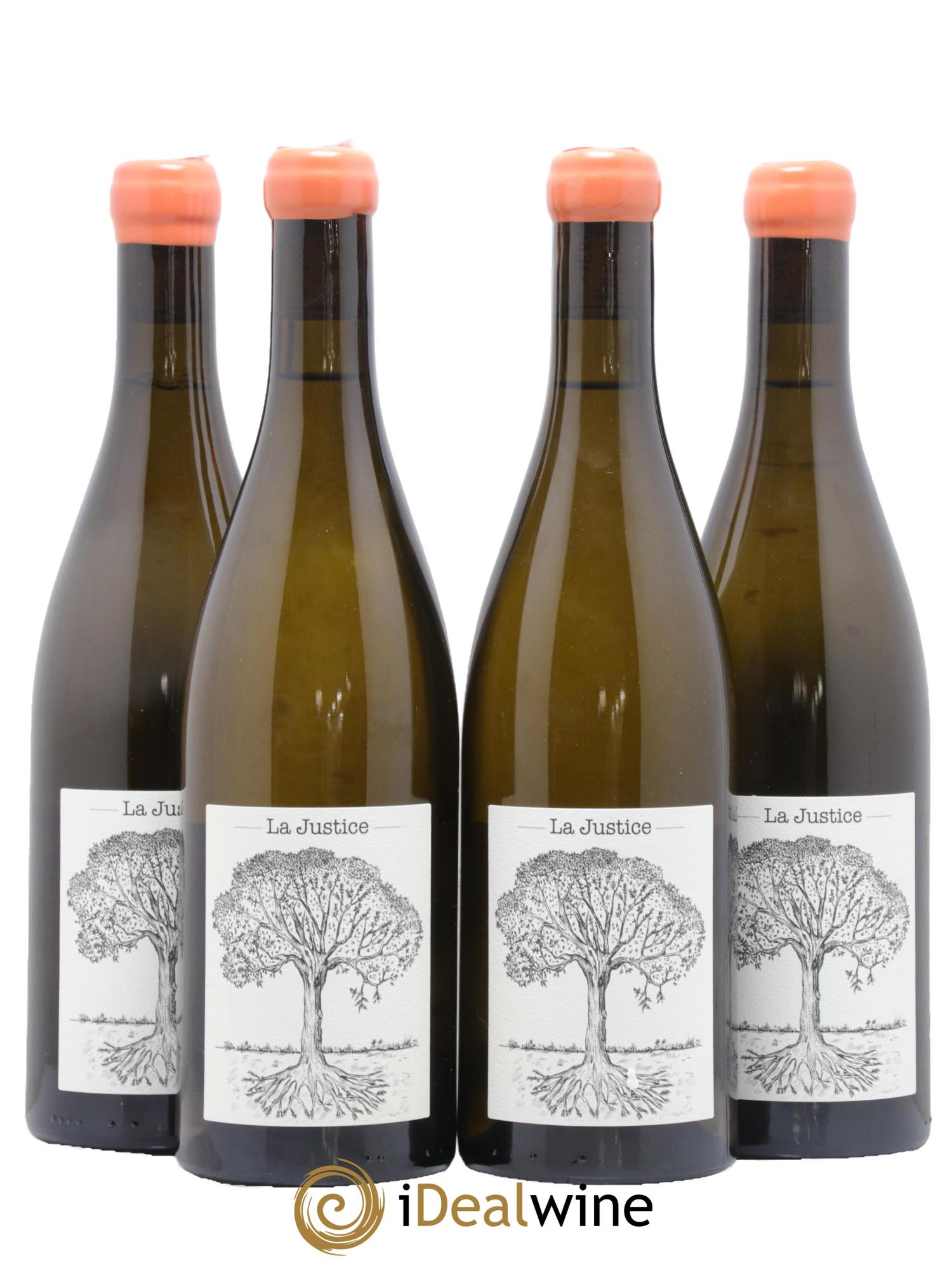 Muscadet-Sèvre-et-Maine Justice Jérôme Bretaudeau - Bellevue (Domaine de) 2022 - Lot de 4 bouteilles - 0