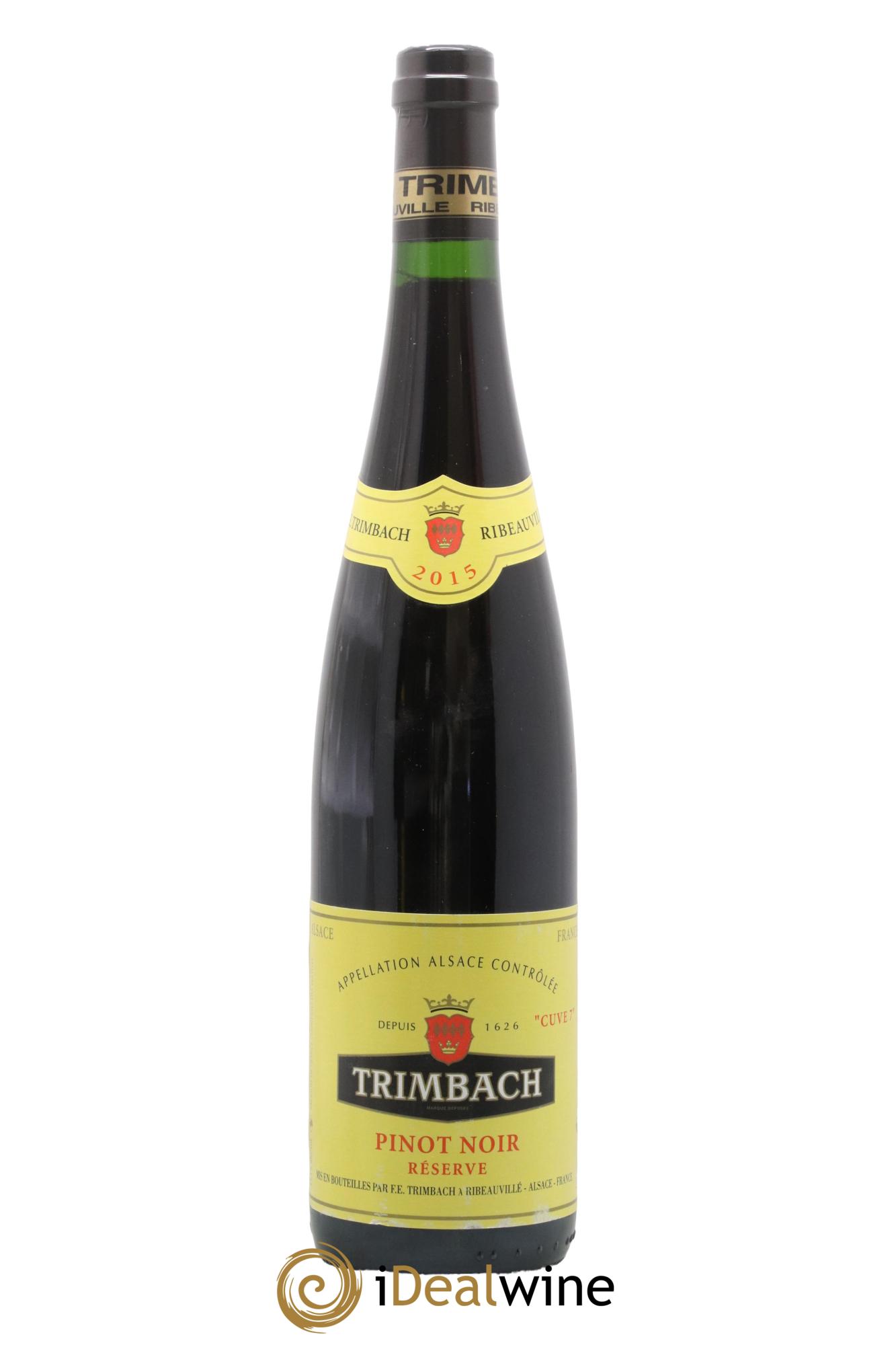 Alsace Pinot Noir Réserve Trimbach (Domaine) 2015 - Lot de 1 bouteille - 0