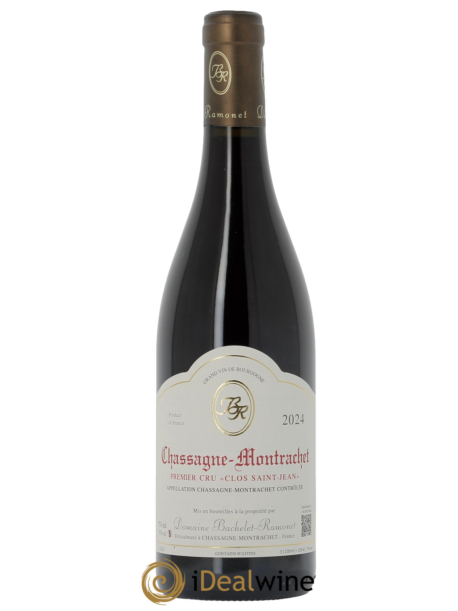 Chassagne-Montrachet 1er Cru Clos Saint-Jean Bachelet-Ramonet (Domaine) 2024 - Lot de 1 bouteille - 0