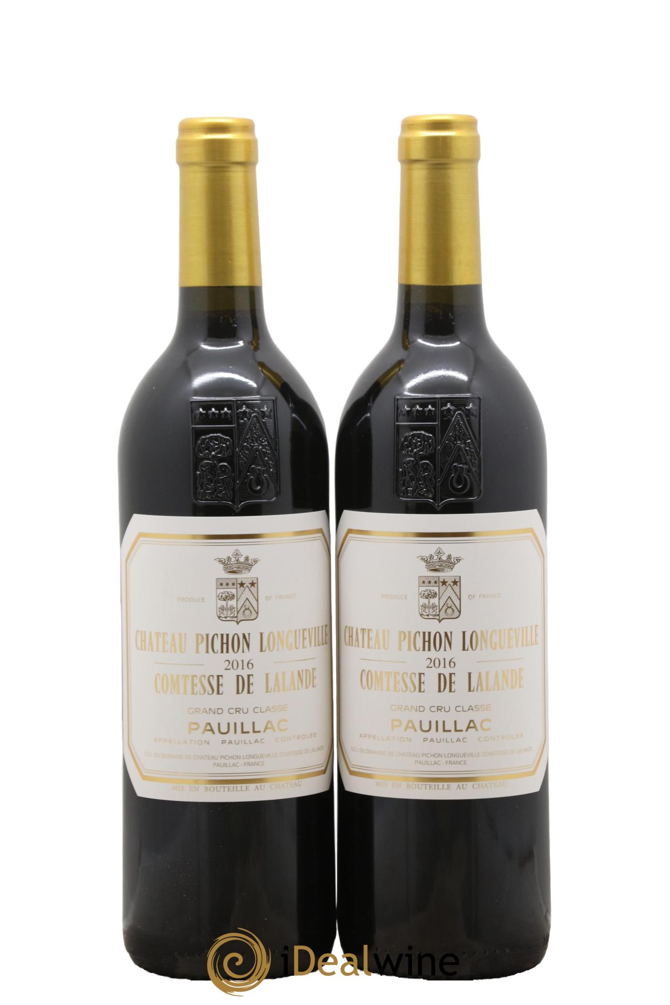 Château Pichon Longueville Comtesse de Lalande 2ème Grand Cru Classé 2016 - Lot de 2 bouteilles - 0