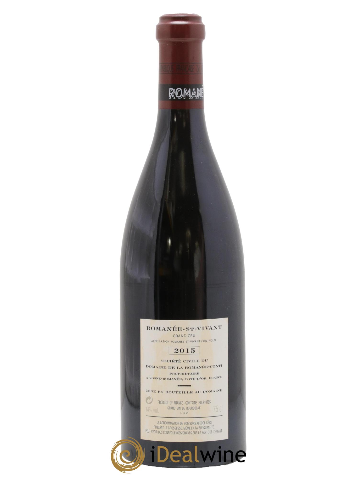 Romanée-Saint-Vivant Grand Cru Domaine de la Romanée-Conti 2015 - Posten von 1 Flasche - 1