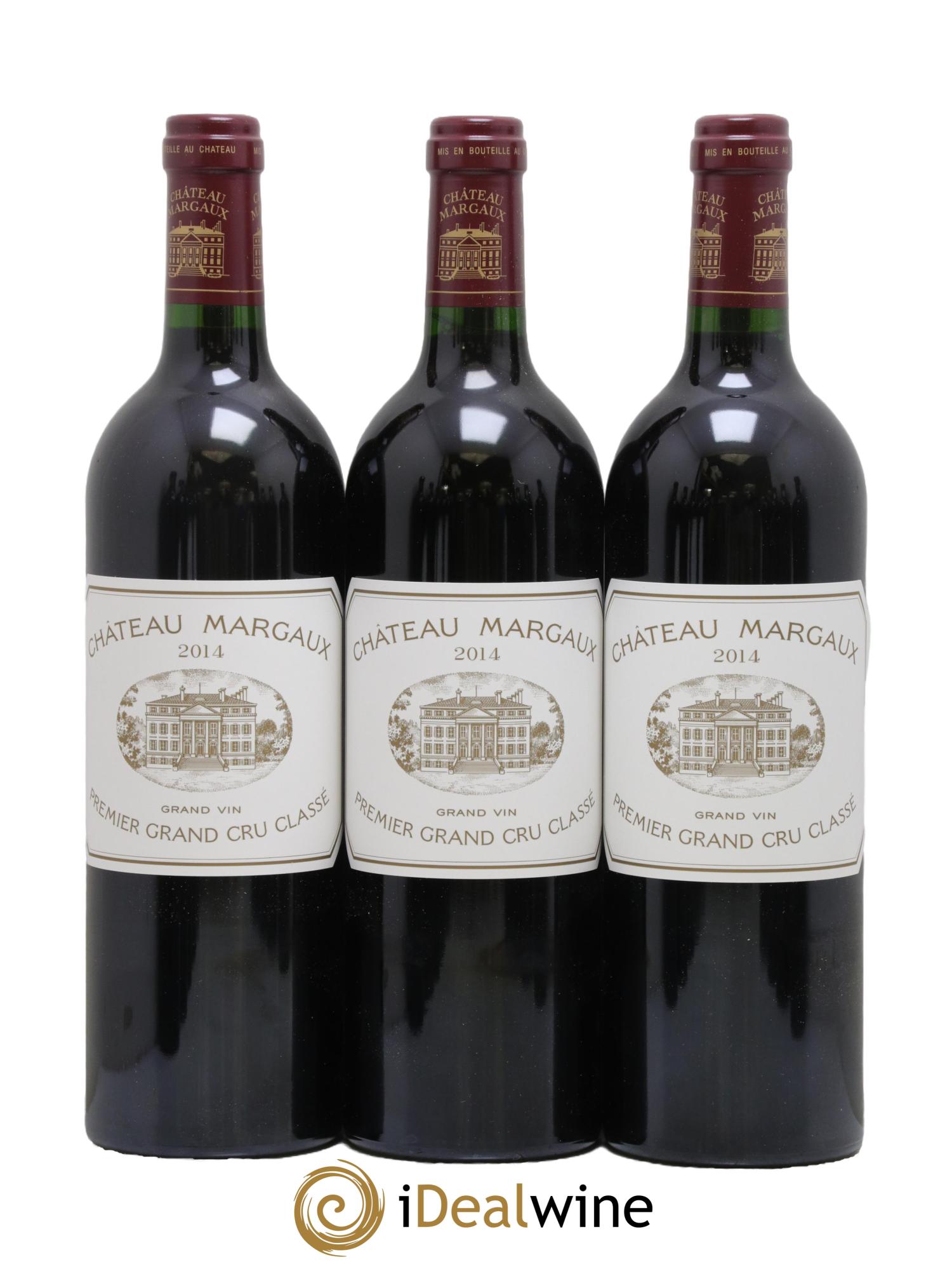 Château Margaux 1er Grand Cru Classé 2014 - Lot de 12 bouteilles - 1