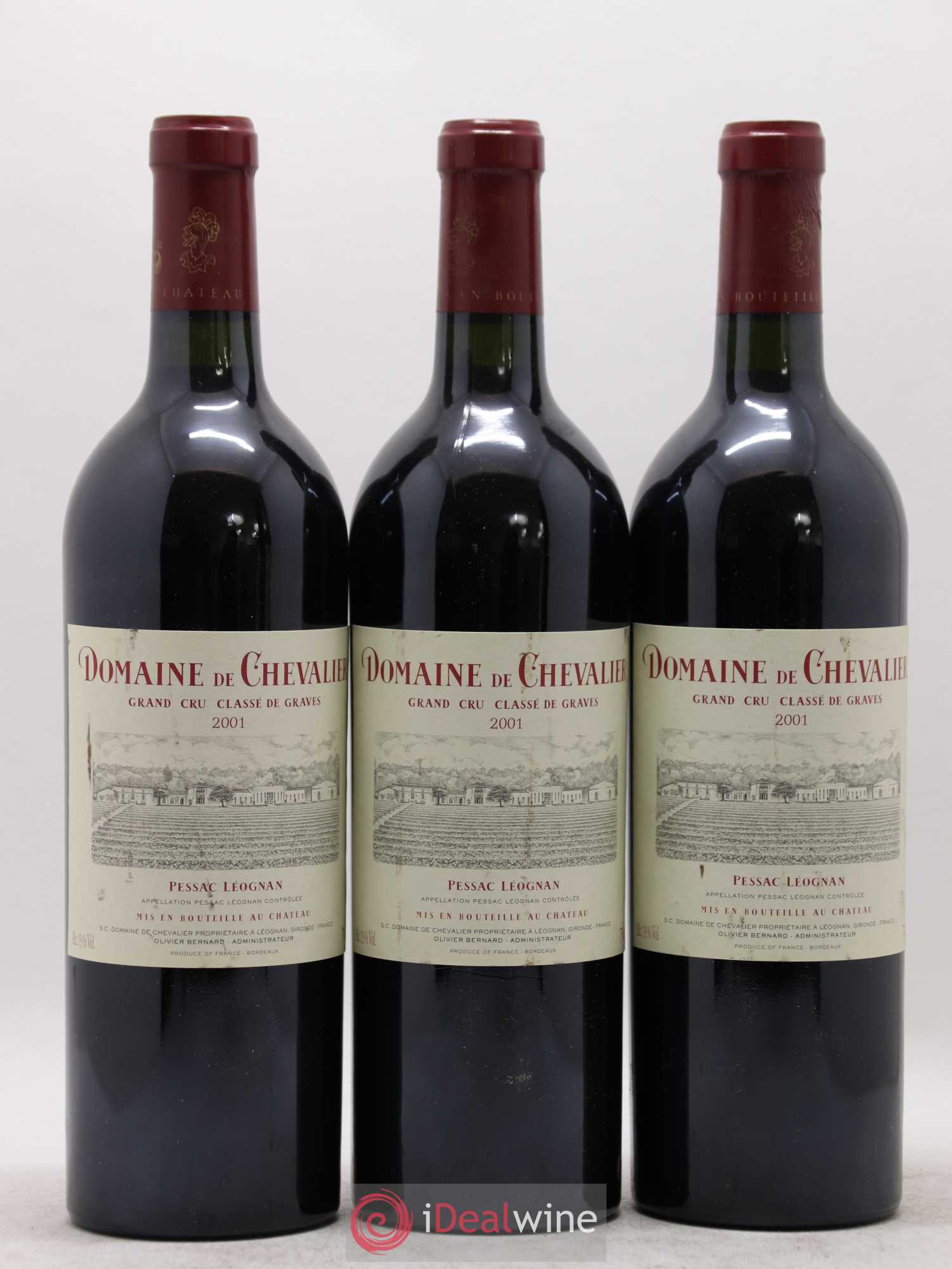 Domaine de Chevalier Cru Classé de Graves 2001 - Lotto di 6 bottiglie - 2