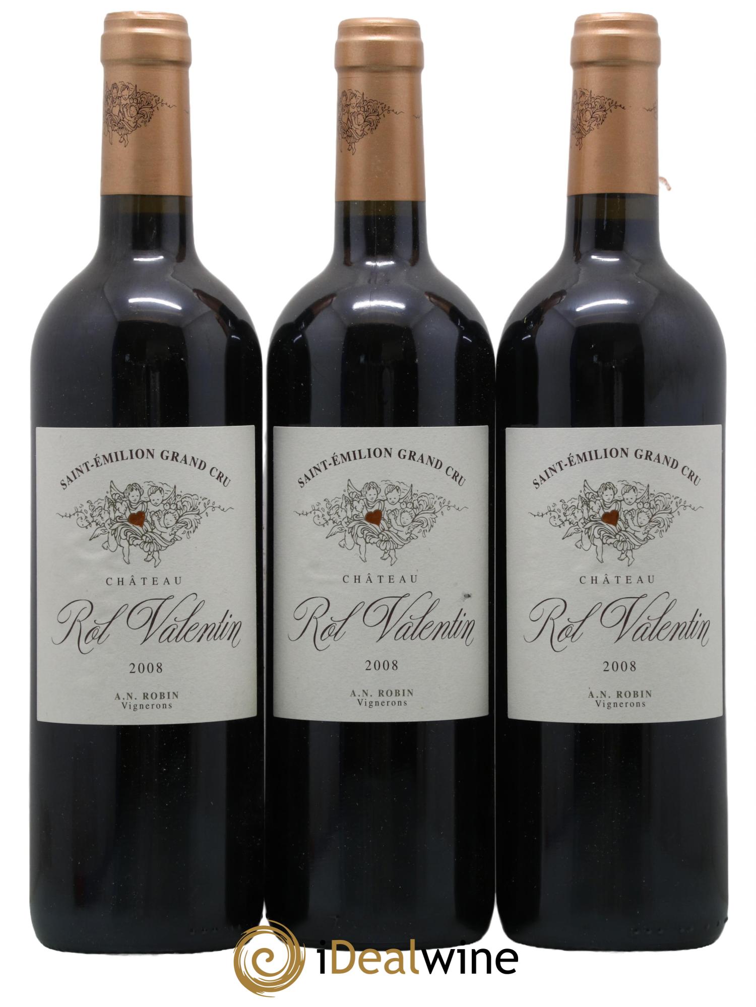 Château Rol Valentin Grand Cru Classé 2008 - Posten von 3 Flaschen - 0