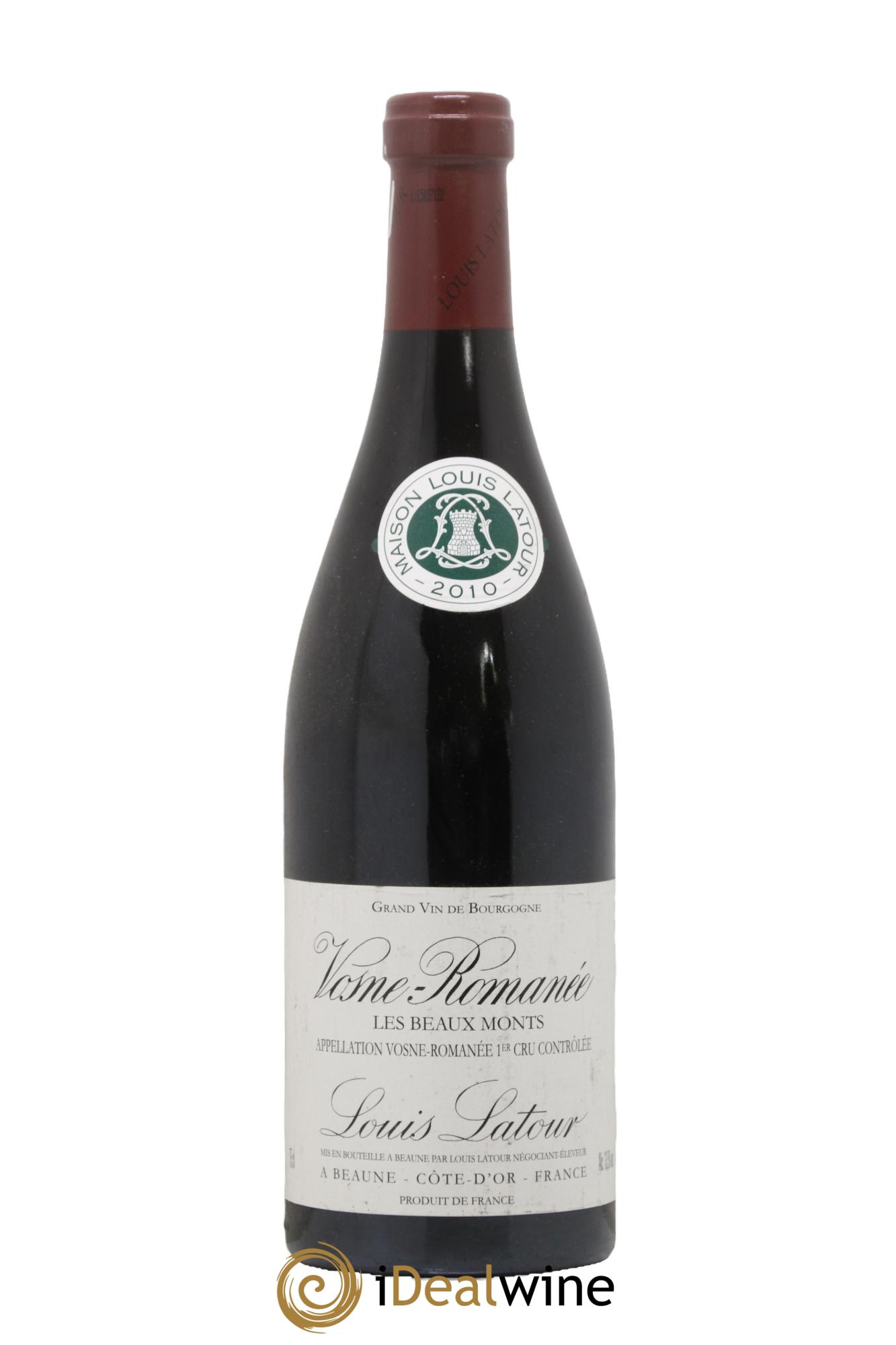 Vosne-Romanée 1er Cru Les Beaux Monts Louis Latour 2010 - Lot de 1 bouteille - 0