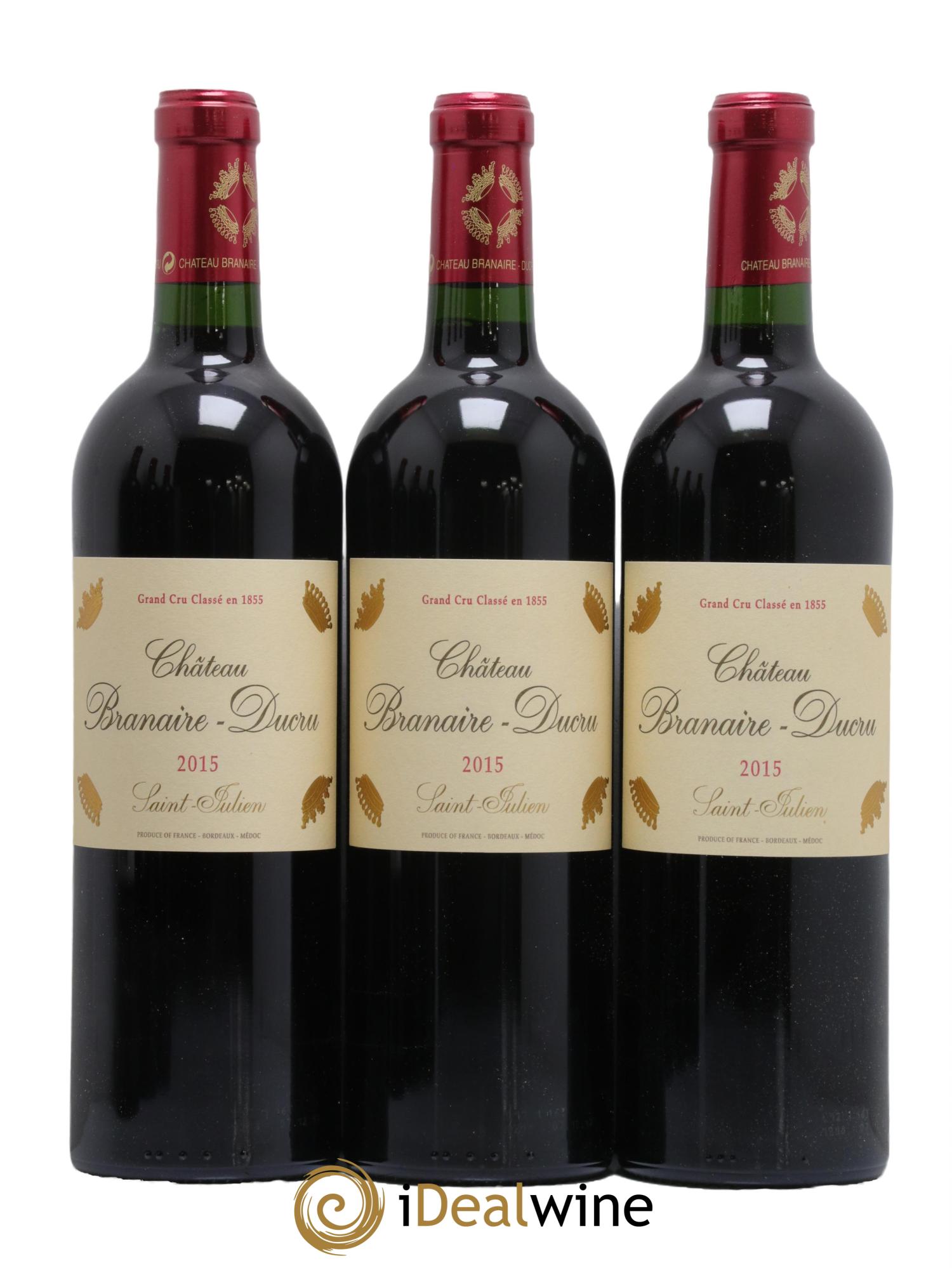 Château Branaire Ducru 4ème Grand Cru Classé 2015 - Lot de 6 bouteilles - 1