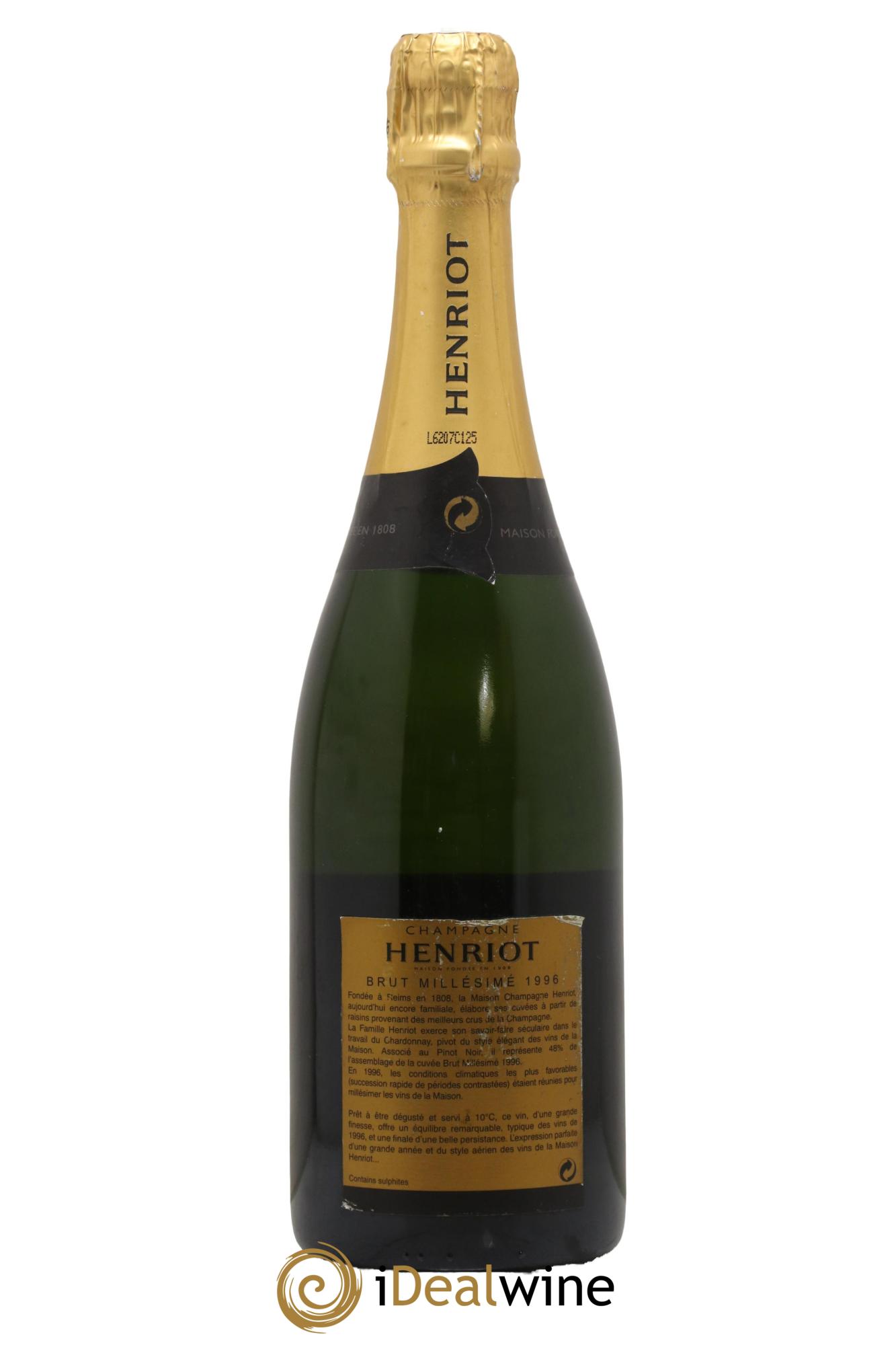 Brut Millésimé Henriot 1996 - Lot of 1 bottle - 1