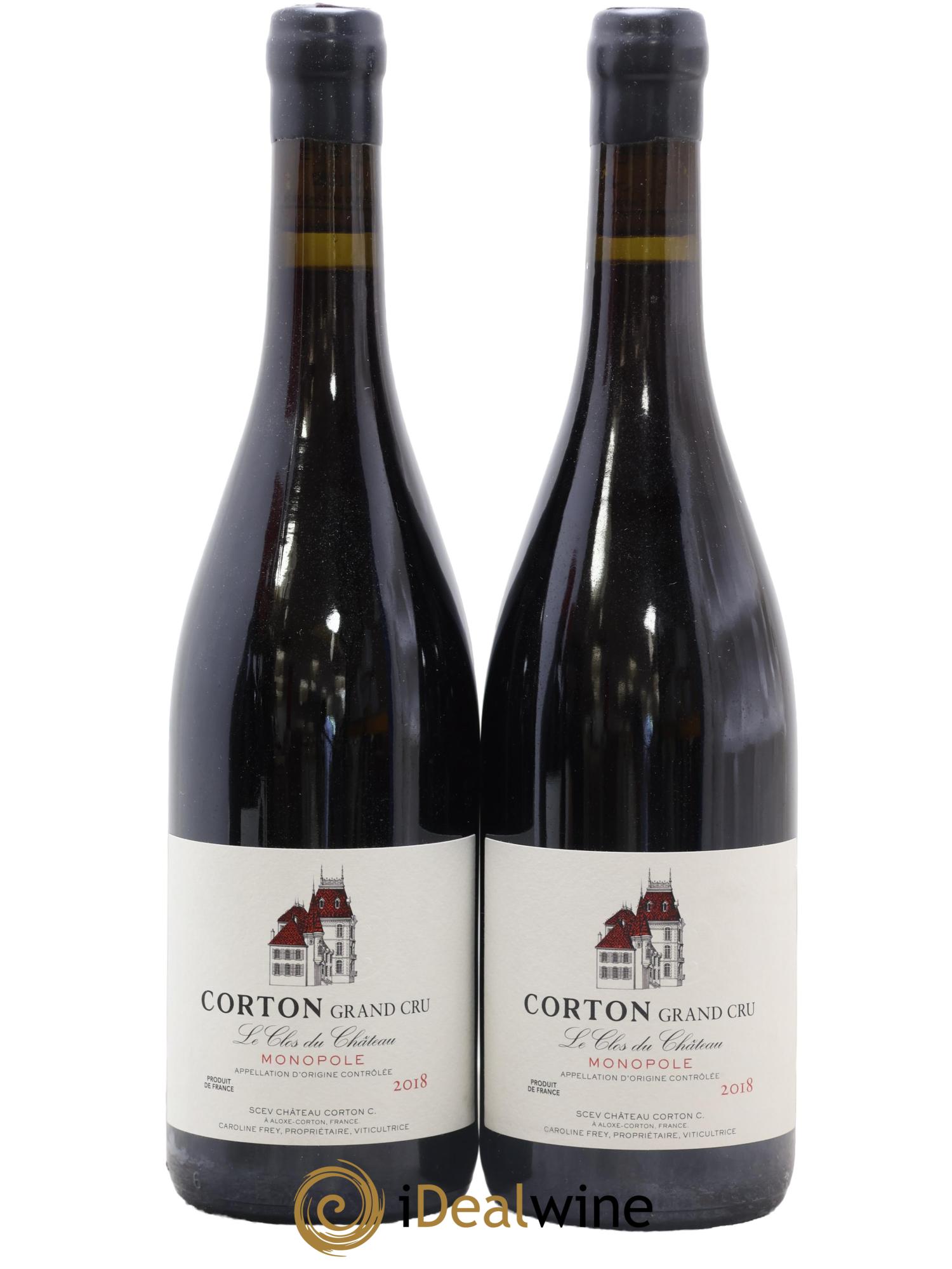 Corton Grand Cru Clos du Château Château Corton C. 2018 - Lot de 2 bouteilles - 0