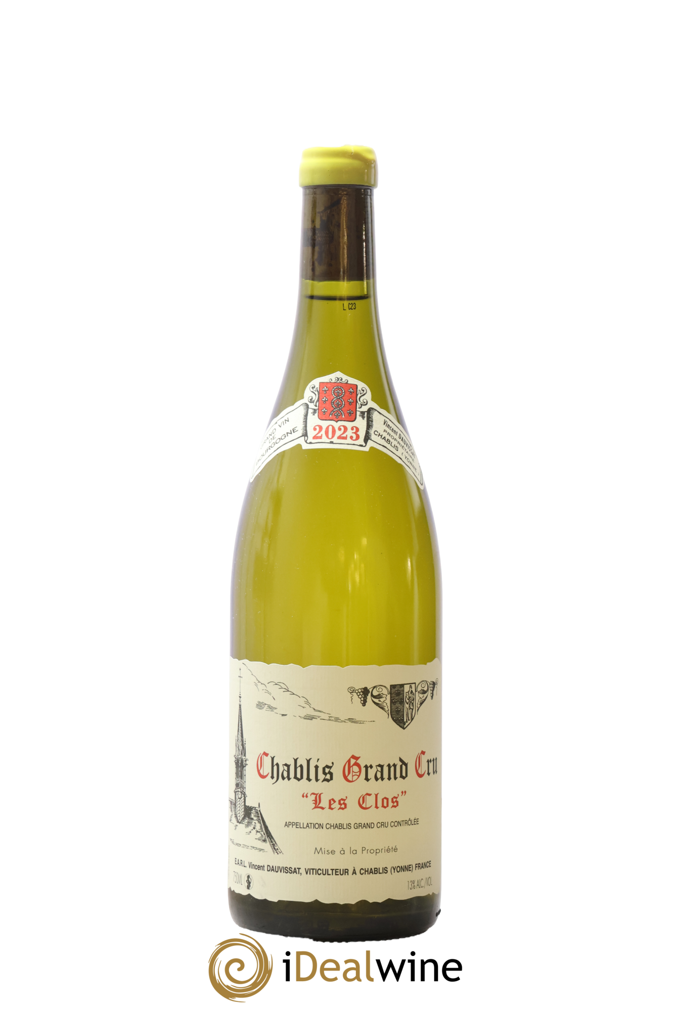 Chablis Grand Cru Les Clos Vincent Dauvissat (Domaine) 2023 - Posten von 1 Flasche - 0