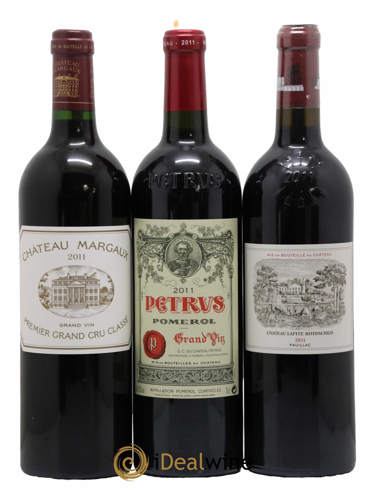 Caisse Collection Duclot 2011 Petrus - Lafitte - Margaux - Mouton Rothschild - Latour - Haut Brion - Mission Haut Brion - Cheval Blanc - Yquem 2011 - Lot of 9 bottles - 1