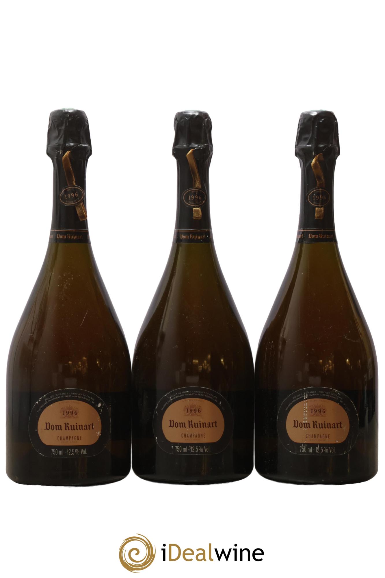 Dom Ruinart Brut Ruinart 1996 - Posten von 3 Flaschen - 0