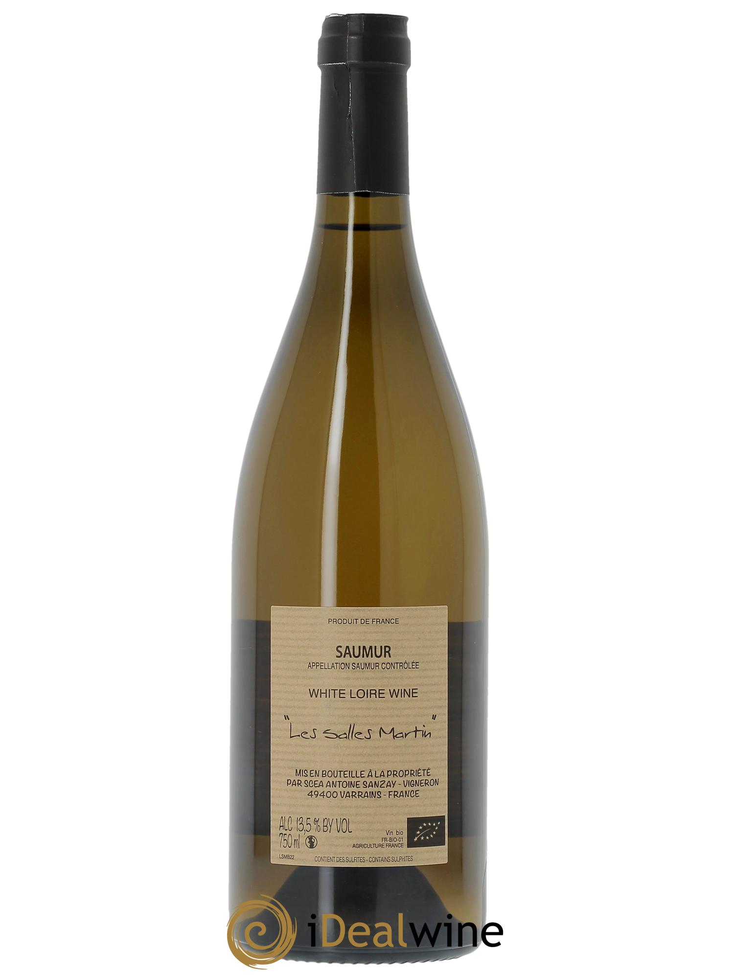 Saumur Les Salles Martin Antoine Sanzay  2022 - Lotto di 1 bottiglia - 1