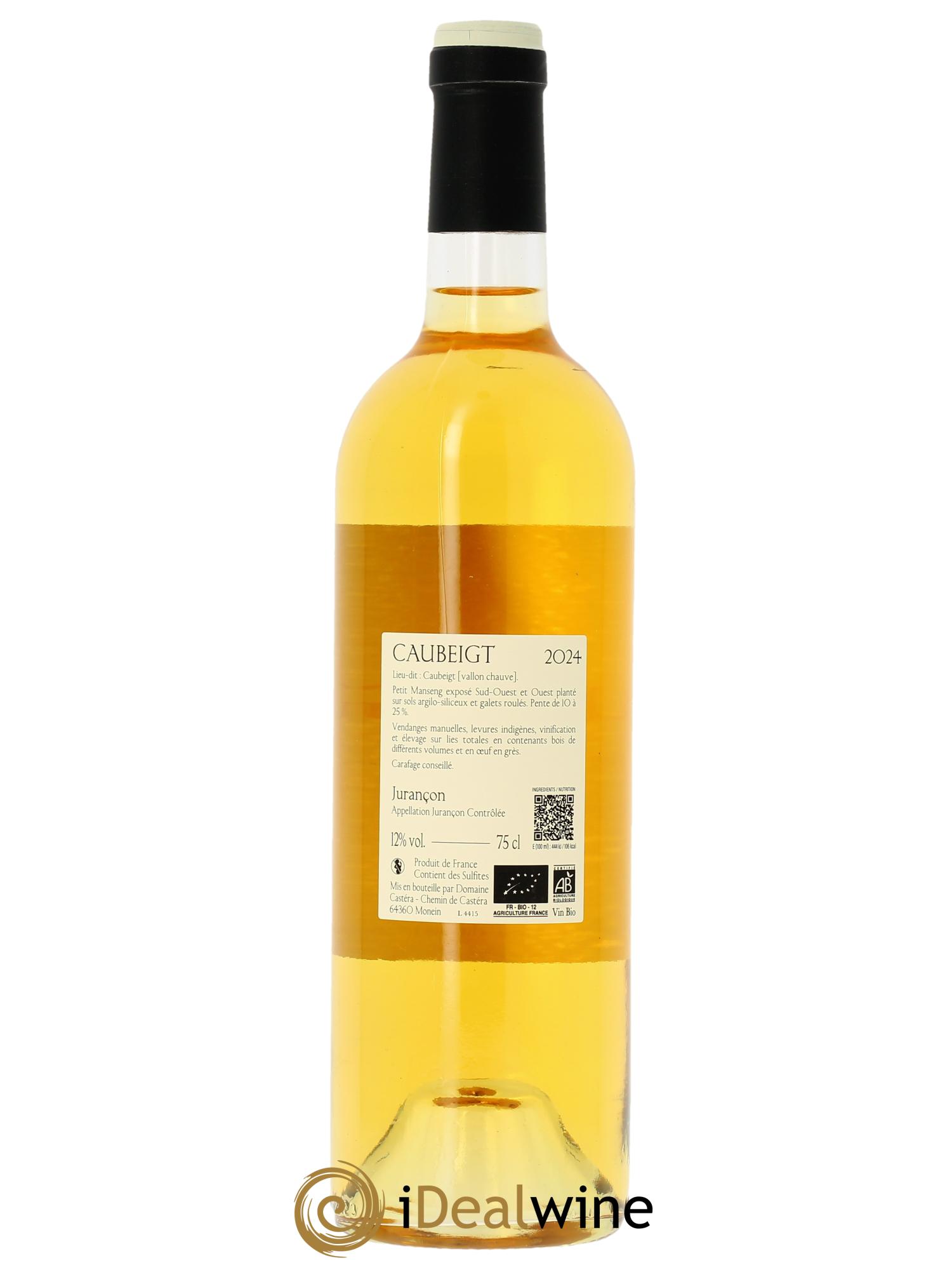 Jurançon Caubeigt Franck Lihour - Castéra (Domaine) 2024 - Lotto di 1 bottiglia - 1