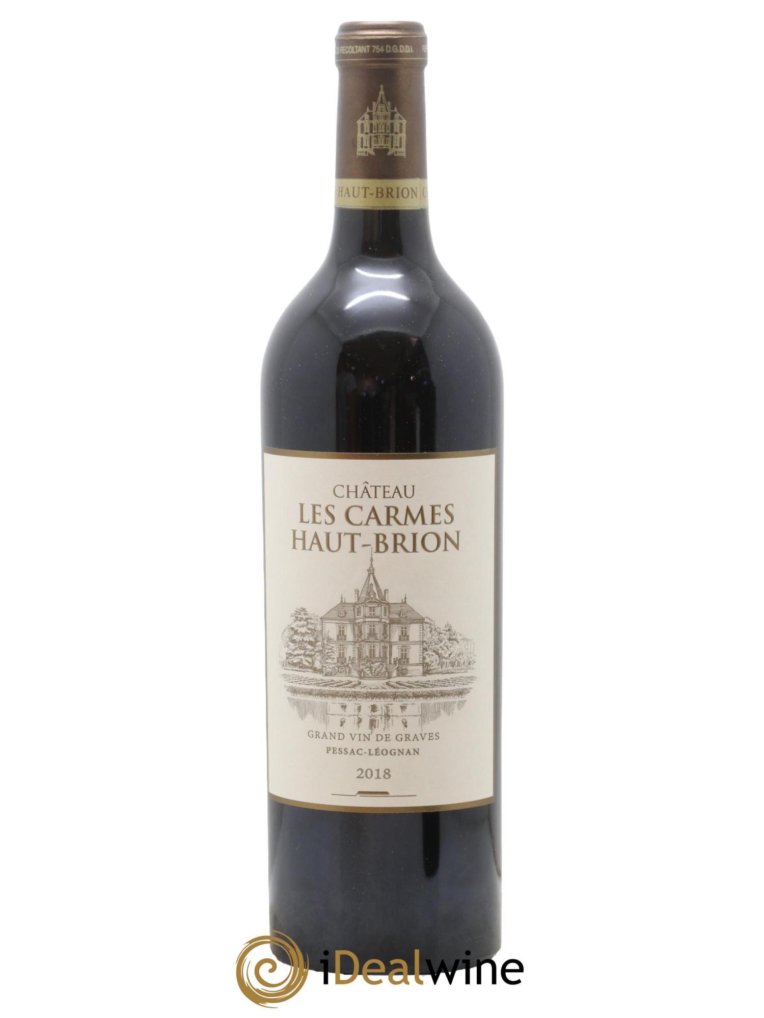 Château Les Carmes Haut-Brion 2018 - Lot de 1 bouteille - 0