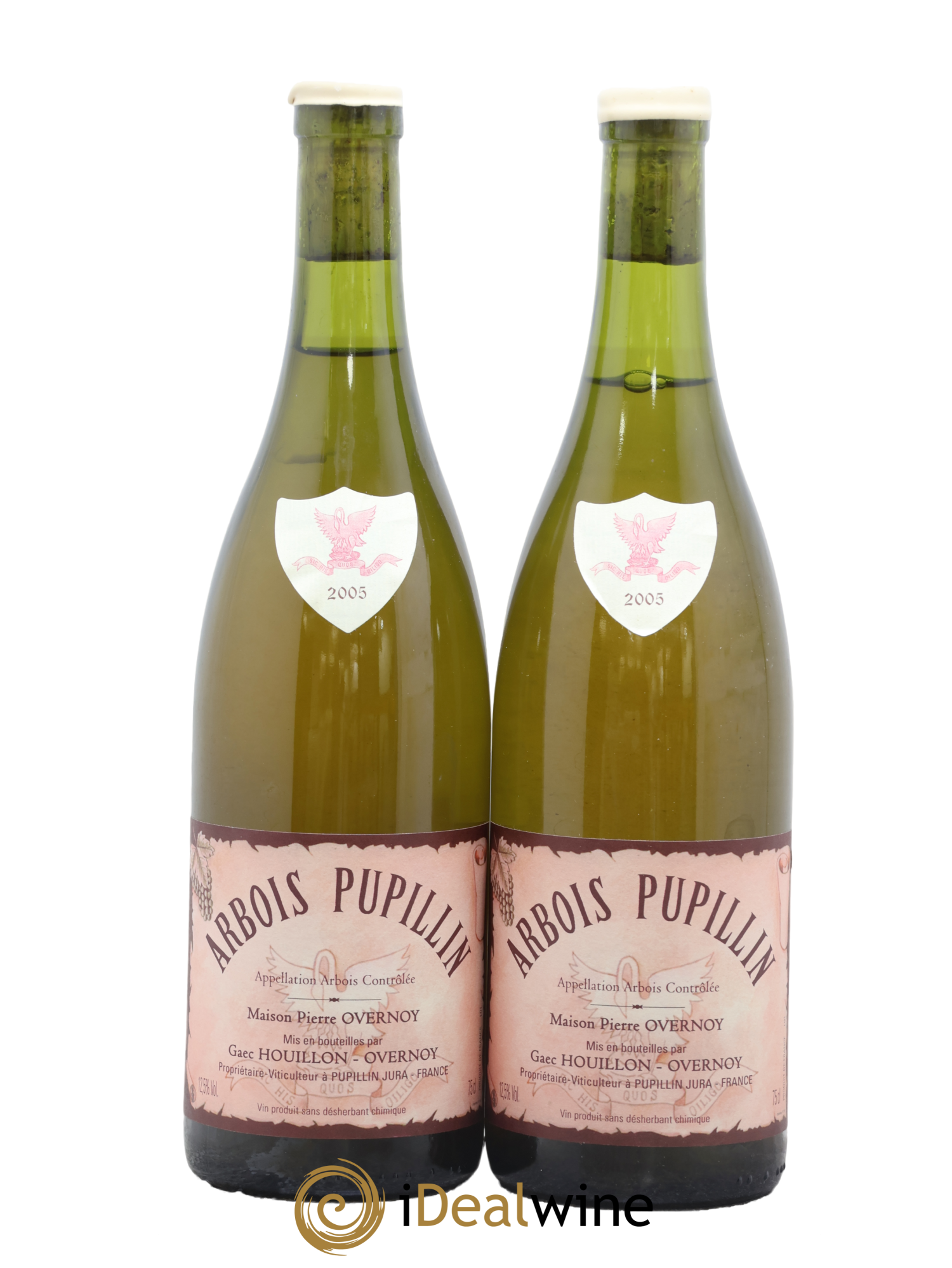 Arbois-Pupillin Chardonnay (cire blanche) Overnoy-Houillon (Domaine) 2005 - Lot de 2 bouteilles - 0