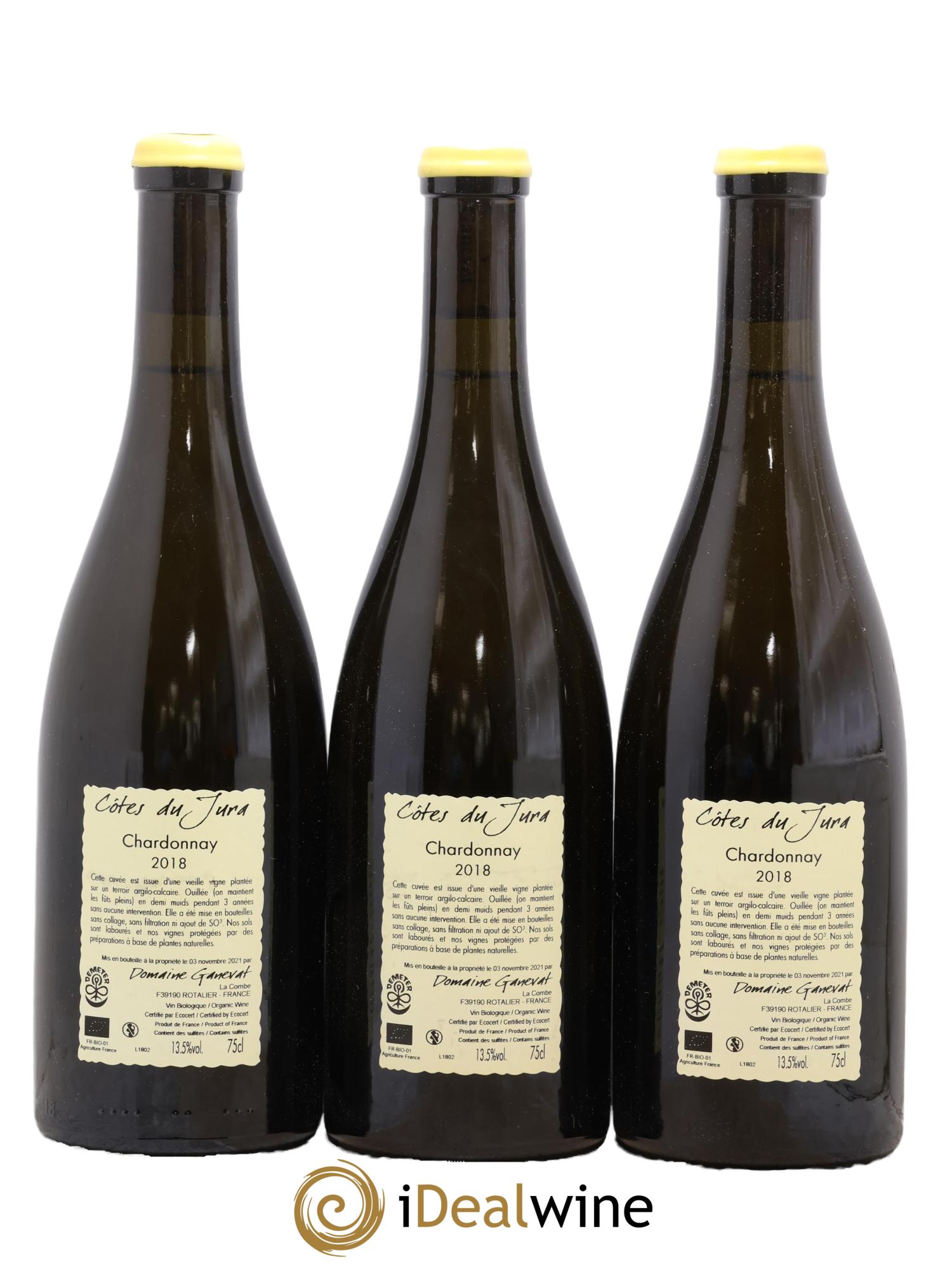 Côtes du Jura Les Chamois du Paradis Jean-François Ganevat (Domaine) 2018 - Lotto di 3 bottiglie - 1