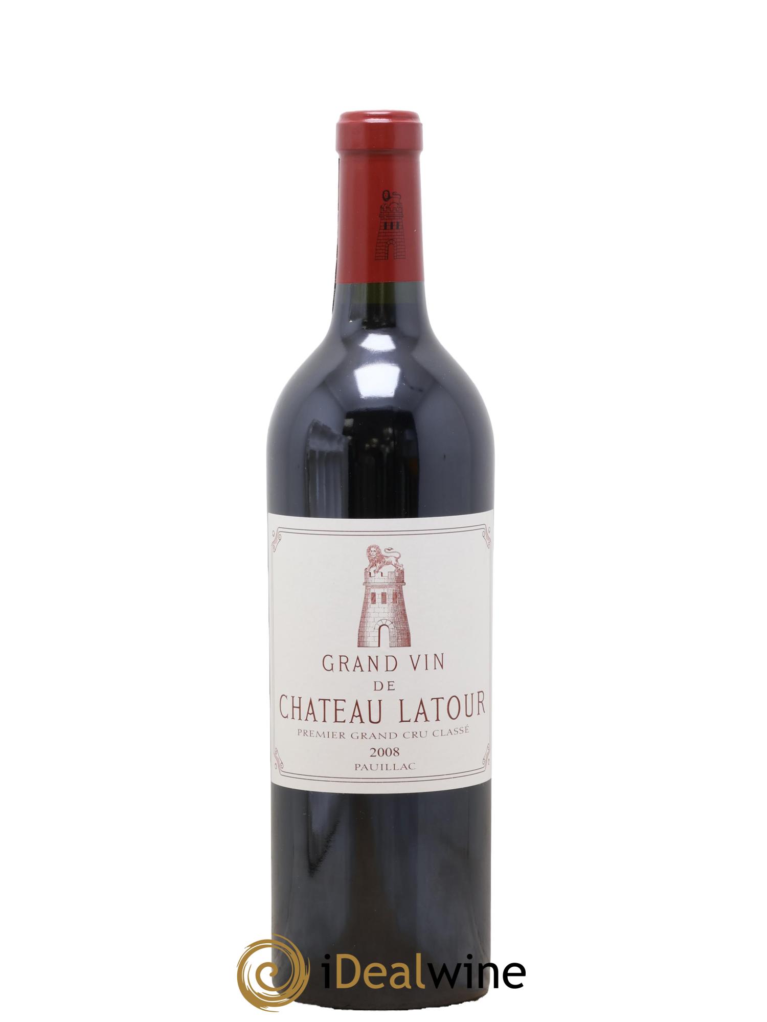 Château Latour 1er Grand Cru Classé 2008 - Lot de 1 bouteille - 0