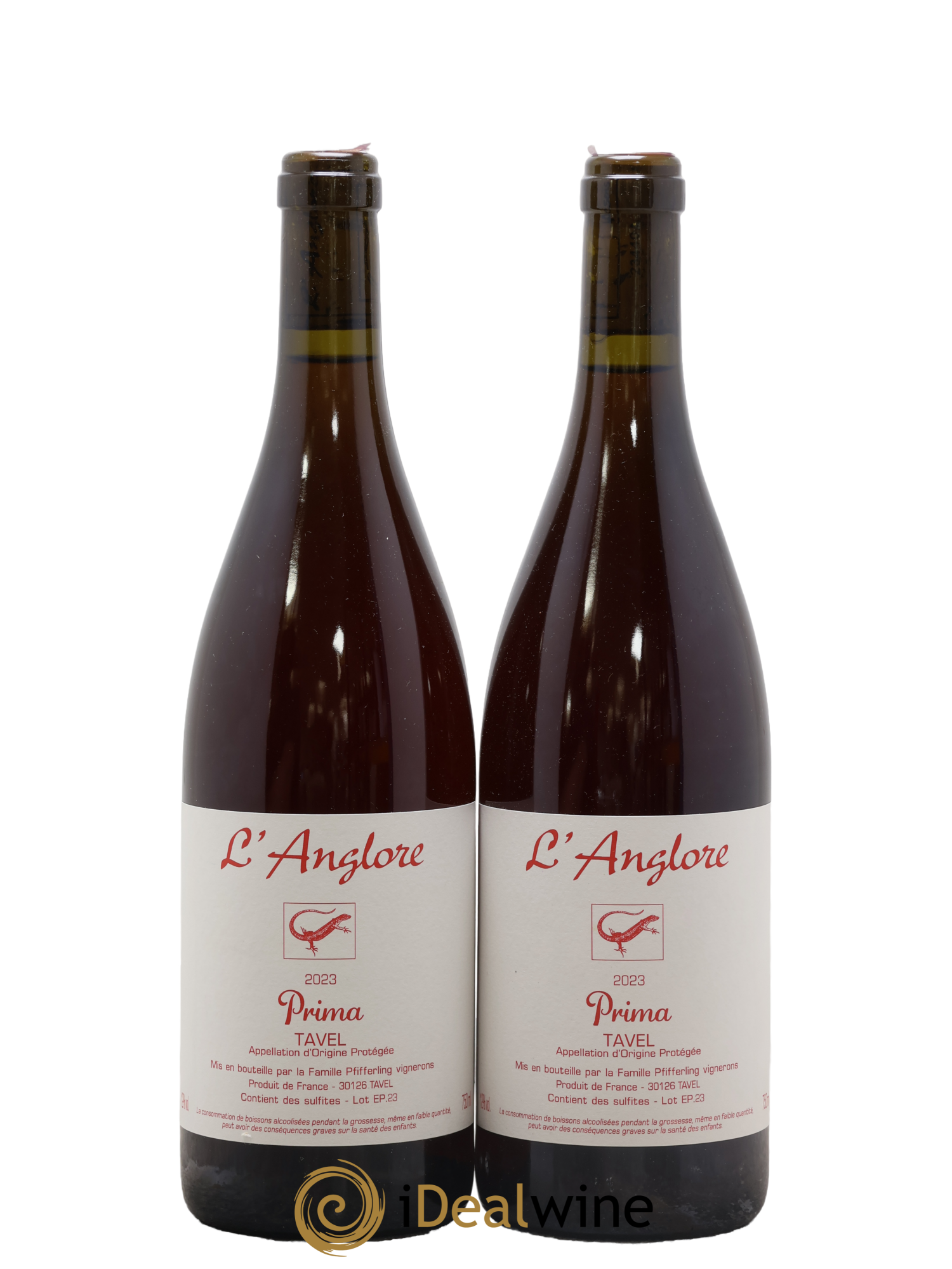 Tavel Prima L'Anglore 2023 - Posten von 2 Flaschen - 0