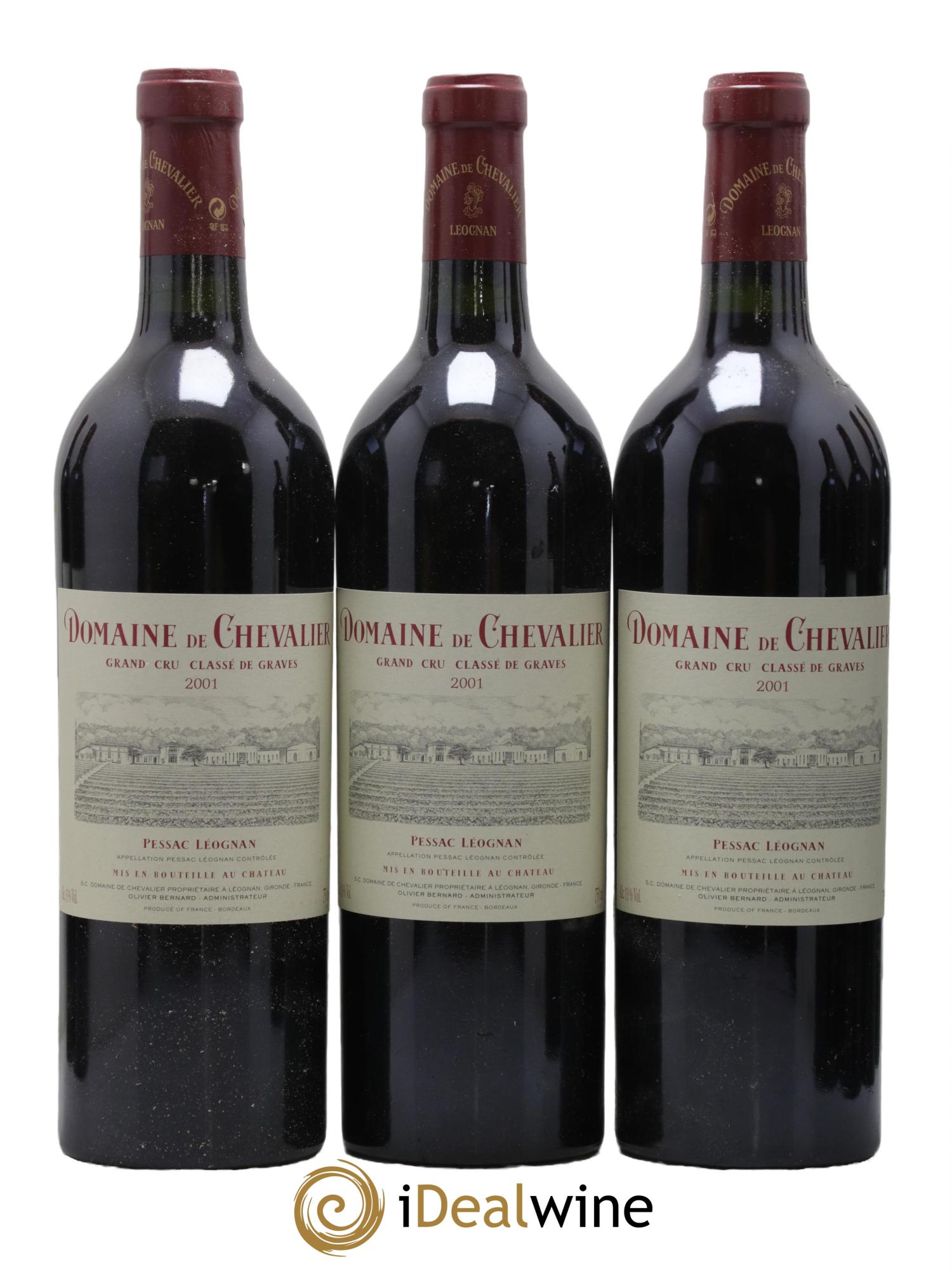 Domaine de Chevalier Cru Classé de Graves 2001 - Lot de 12 bouteilles - 2