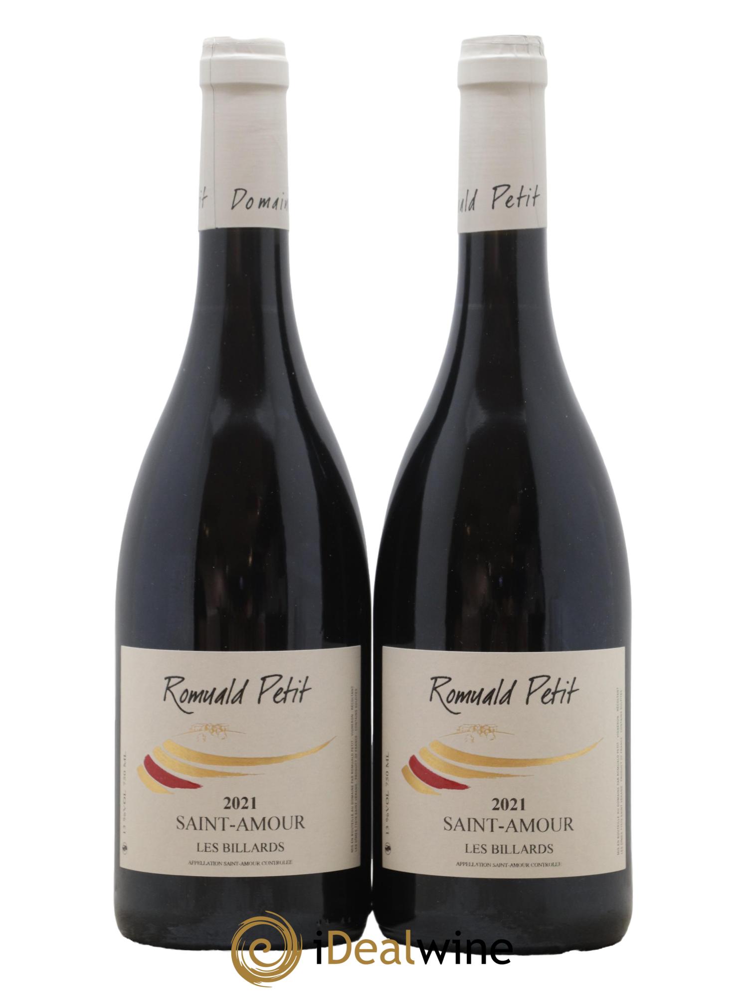 Saint-Amour Les Billards Romuald Petit 2021 - Lot de 2 bouteilles - 0