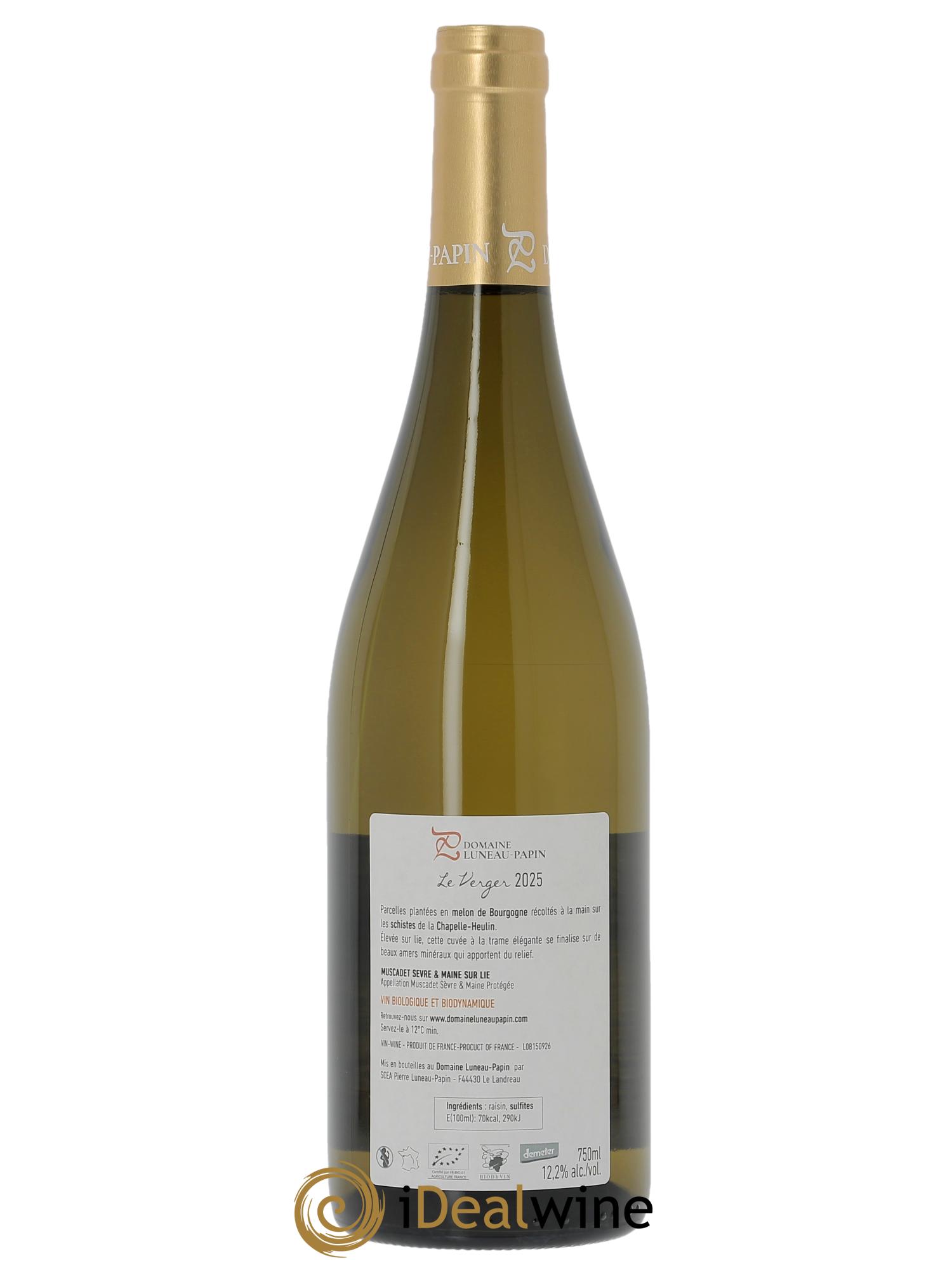 Muscadet-Sèvre-et-Maine Le Verger Luneau-Papin 2025 - Lot de 1 bouteille - 2