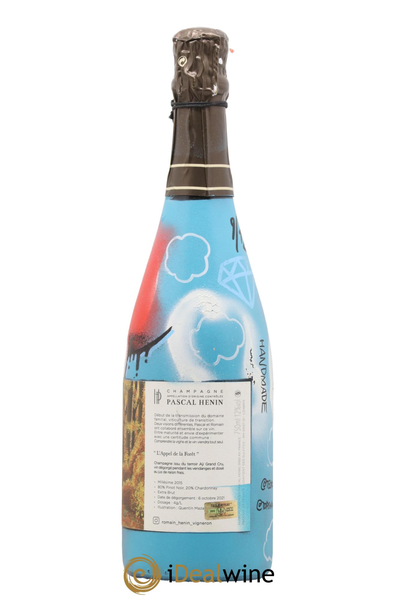 L'Appel de la Fôret Romain Henin L'appel De La Forêt Œuvre de Teokaykay Pascal Henin - Lotto di 1 bottiglia - 2