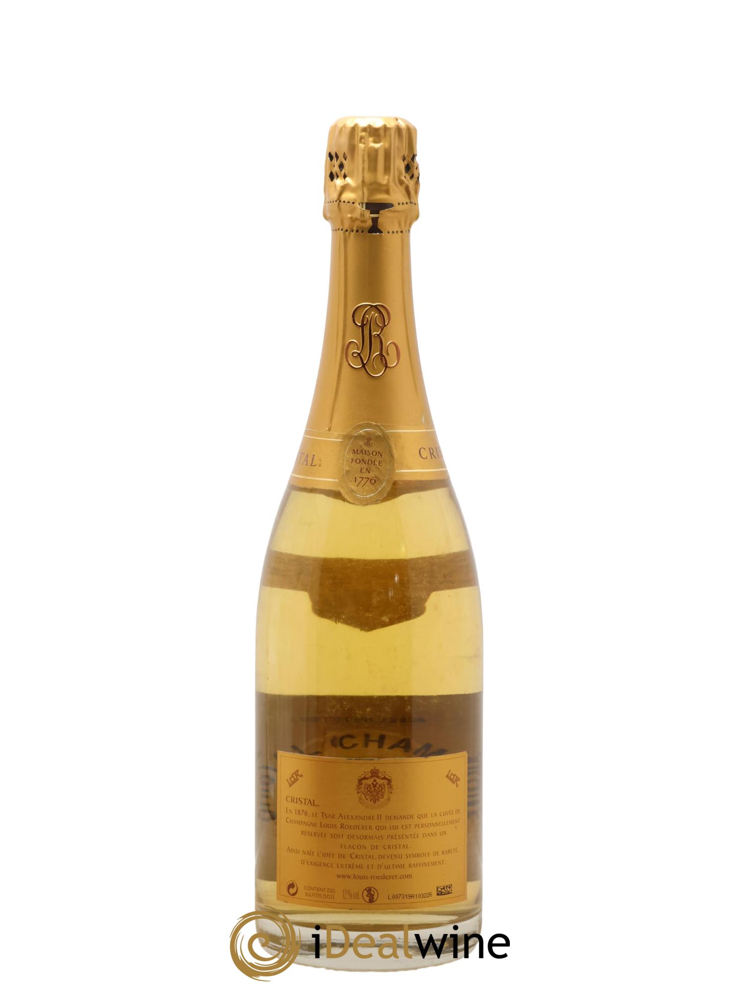 Cristal Louis Roederer 2002 - Lotto di 1 bottiglia - 1