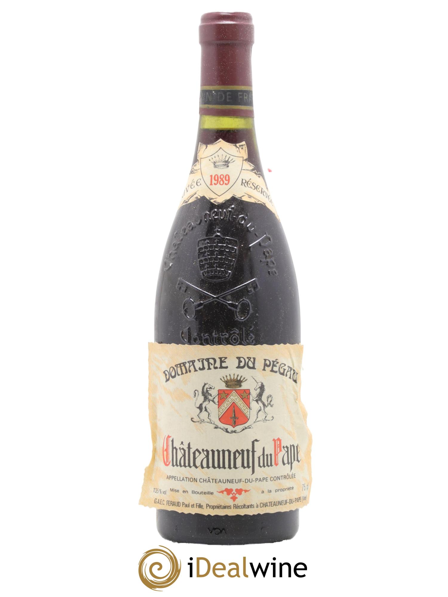 Châteauneuf-du-Pape Domaine du Pégau Cuvée Réservée Paul et Laurence Féraud 1989 - Lot de 2 bouteilles - 0