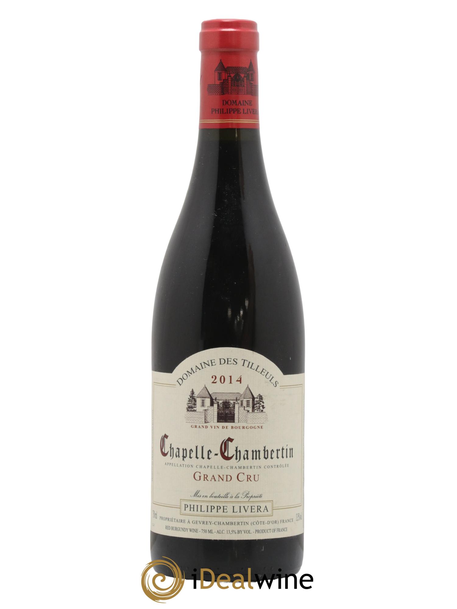 Chapelle-Chambertin Grand Cru Tilleuls (Domaine des) - Philippe Livera 2014 - Lot de 1 bouteille - 0