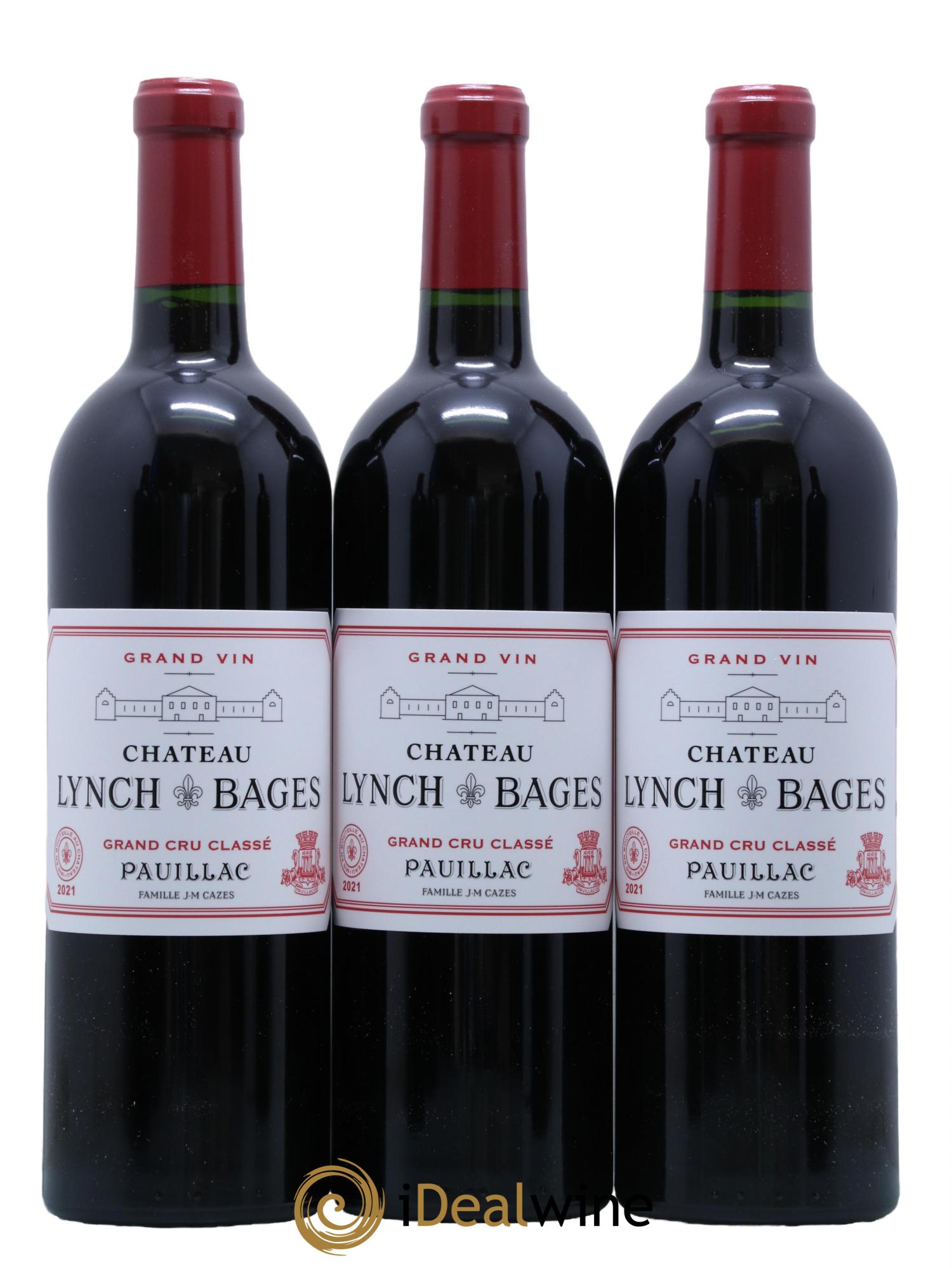 Château Lynch Bages 5ème Grand Cru Classé 2021 - Lot de 6 bouteilles - 1