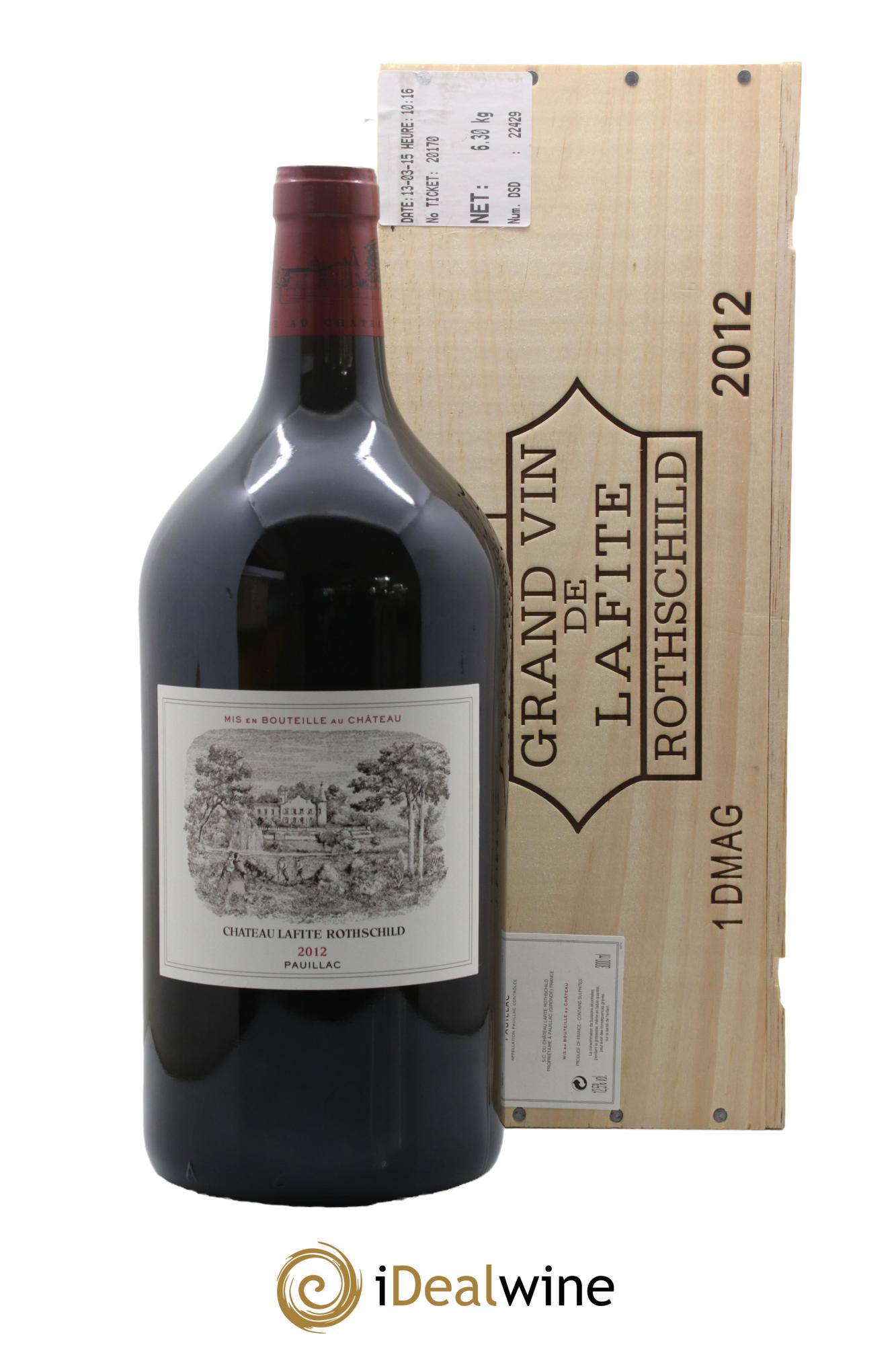 Château Lafite Rothschild 1er Grand Cru Classé 2012 - Lot de 1 double magnum - 0