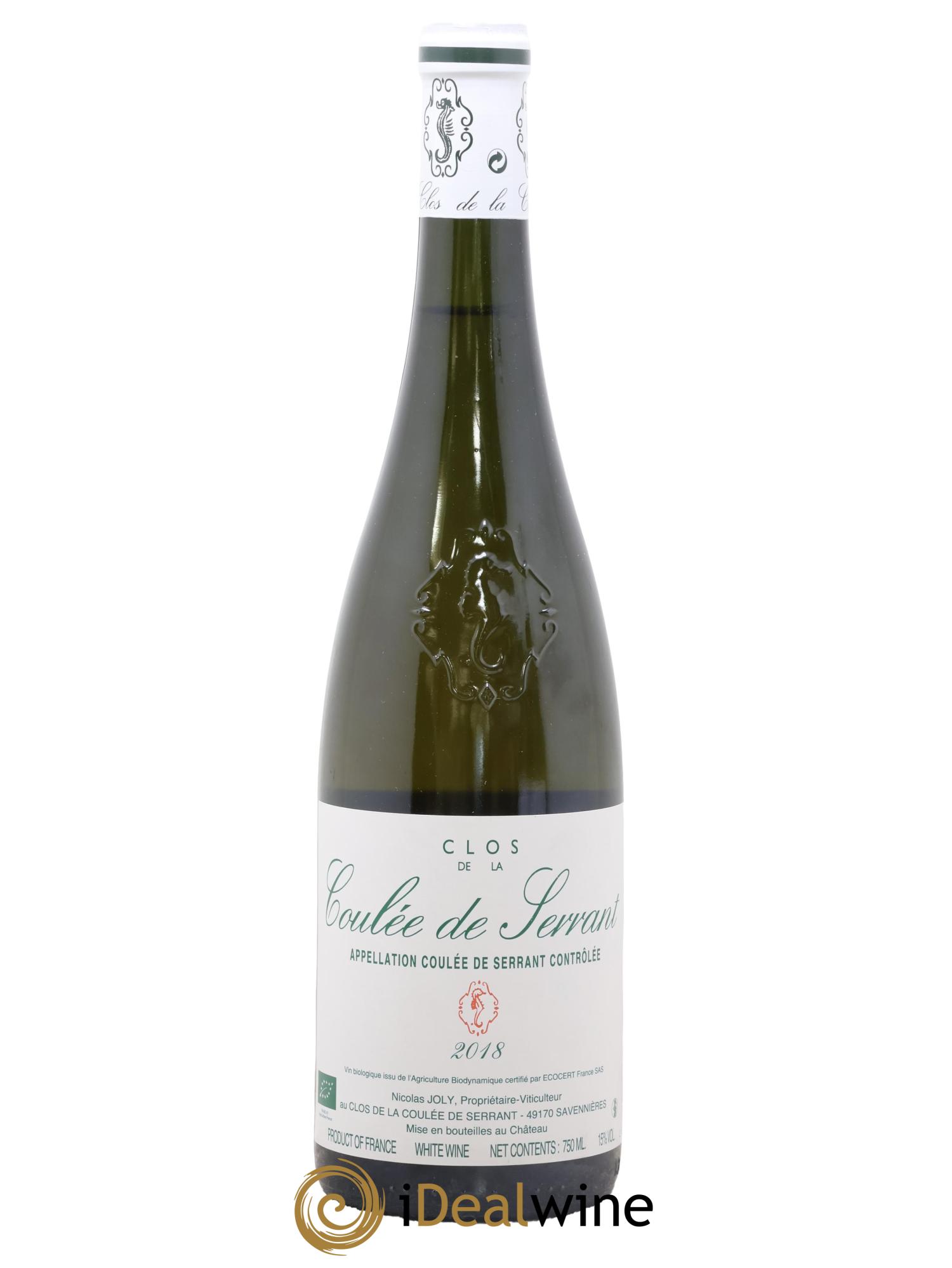 Savennières Clos de la Coulée de Serrant La Coulée de Serrant 2018 - Lote de 1 botella - 0