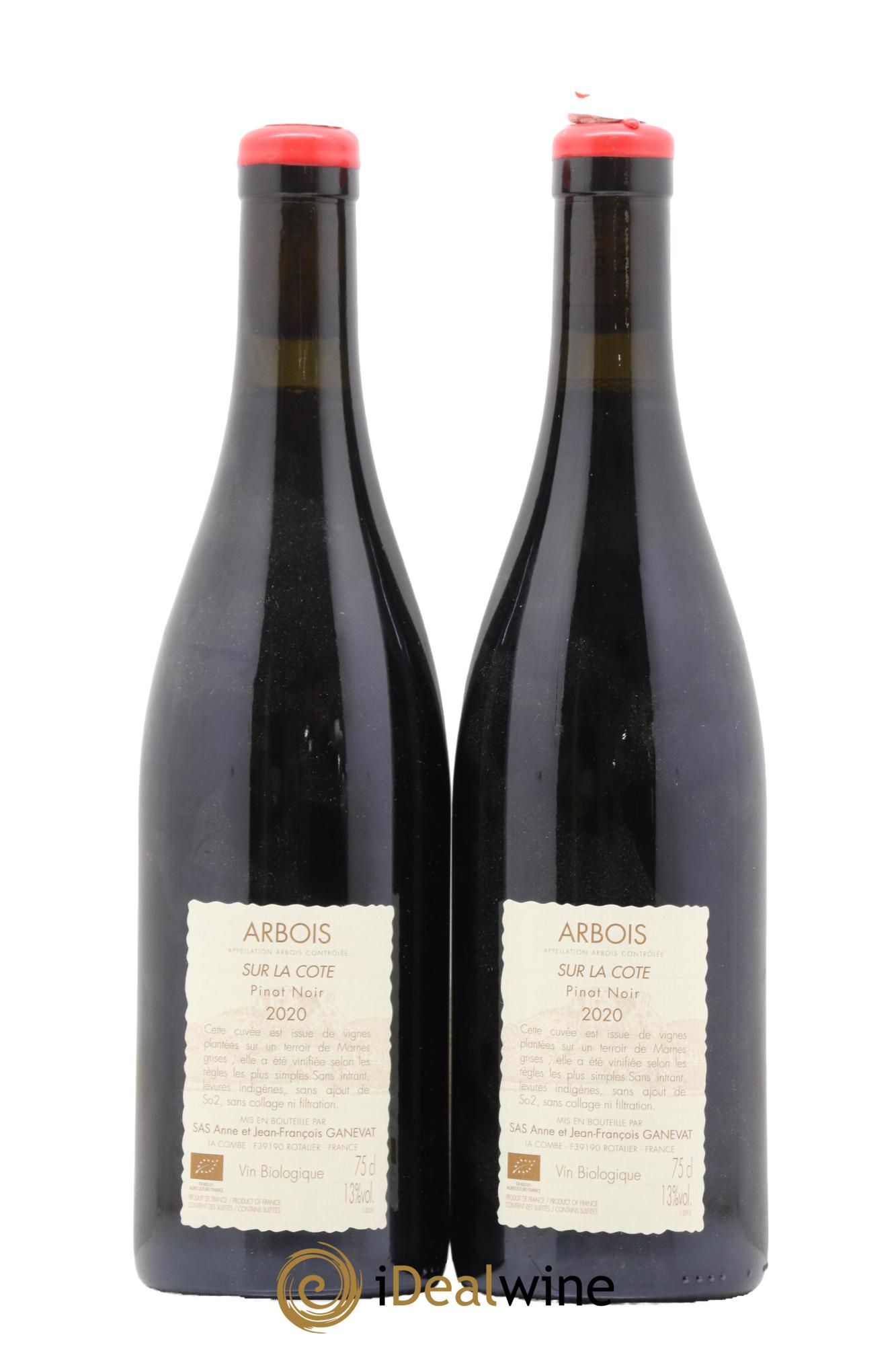 Arbois Sur la Cote Anne et Jean François Ganevat 2020 - Lot de 2 bouteilles - 1