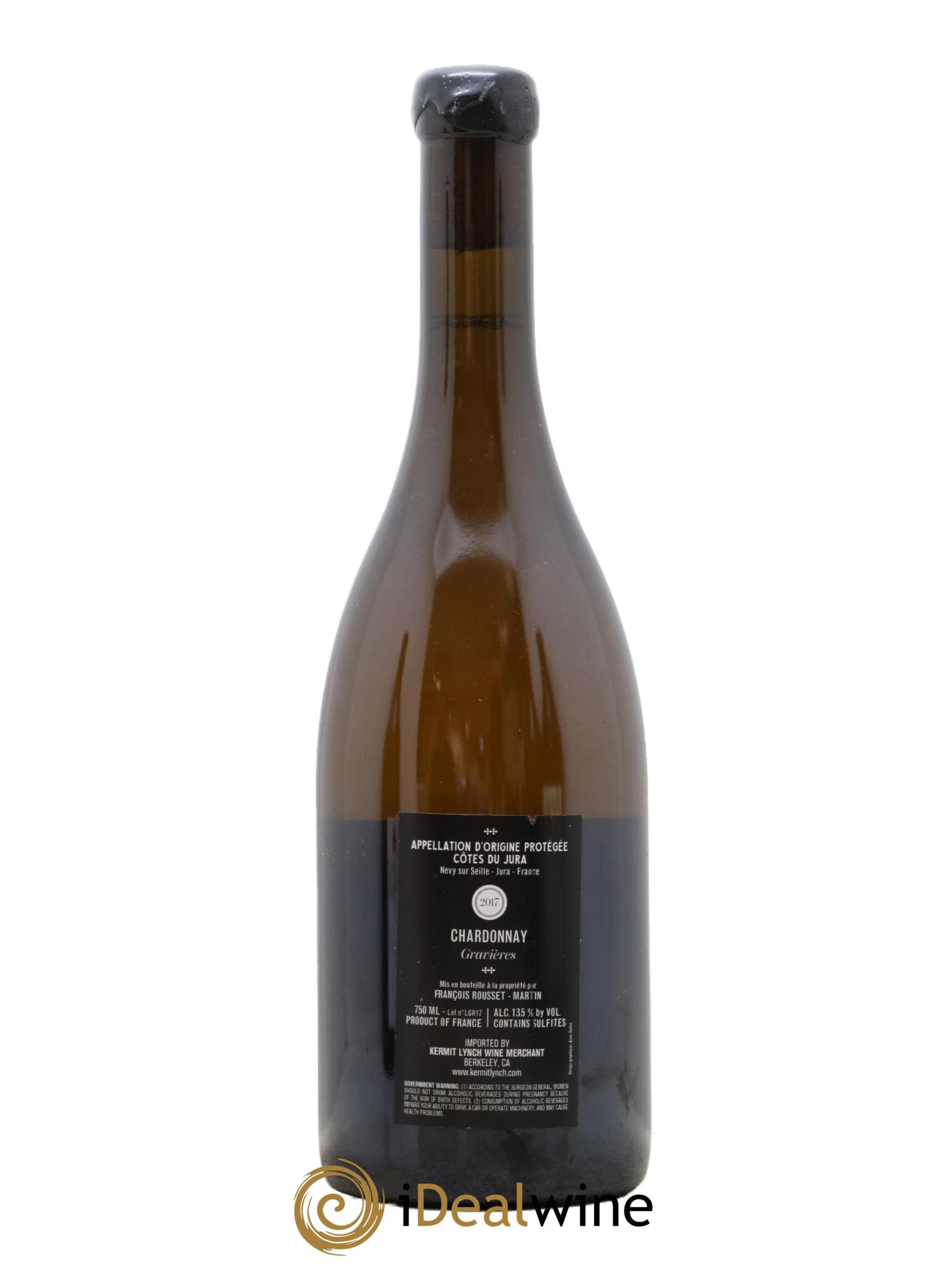 Côtes du Jura Gravières François Rousset Martin 2017 - Lot de 1 bouteille - 1