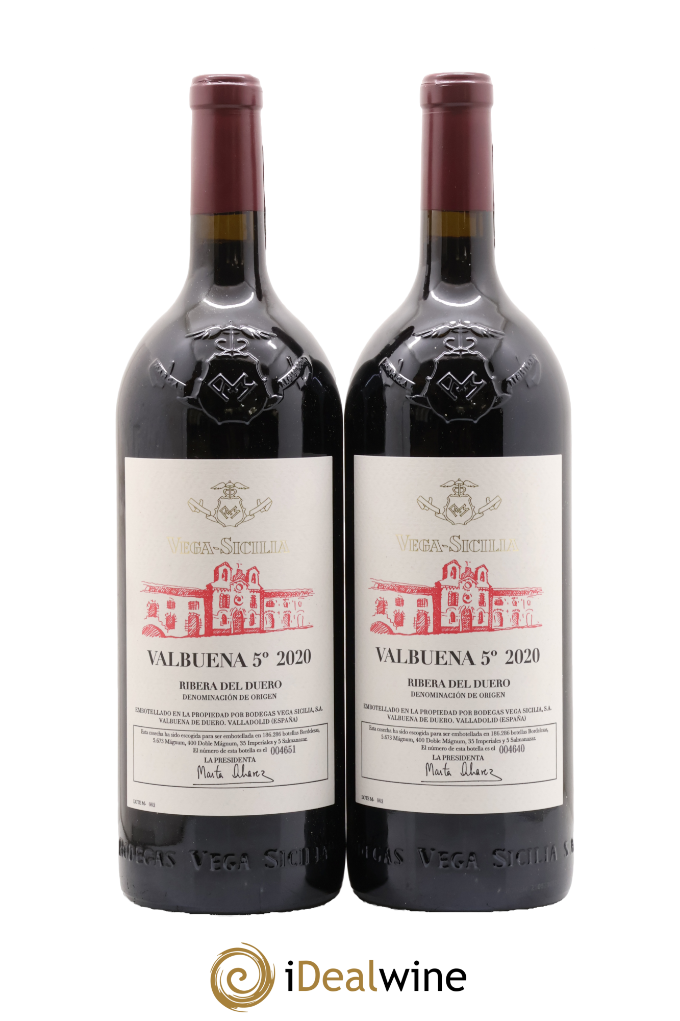 Ribera Del Duero DO Vega Sicilia Valbuena 5 ano Famille Alvarez 2020 - Posten von 2 Magnum - 0