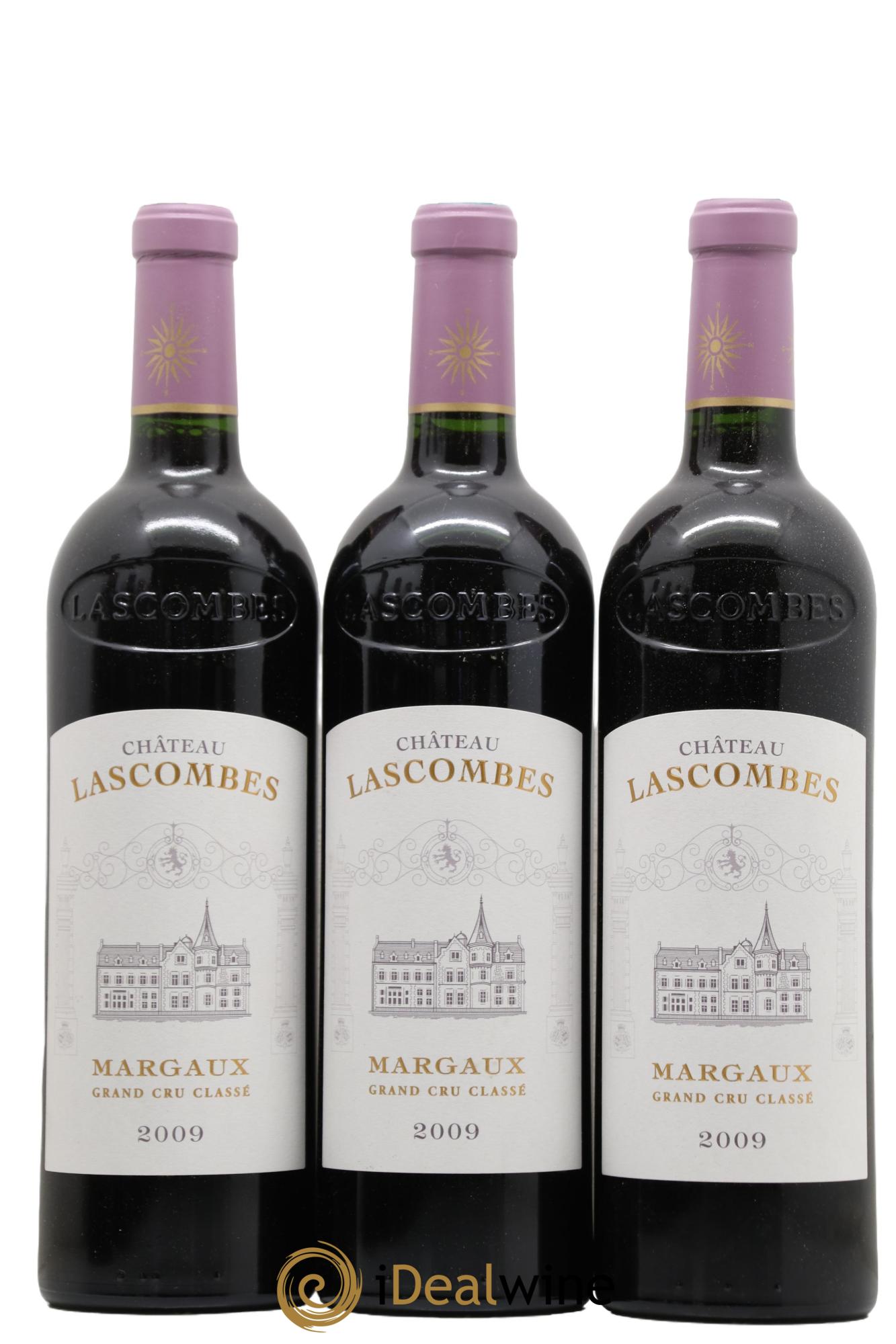 Château Lascombes 2ème Grand Cru Classé 2009 - Lot de 3 bouteilles - 0